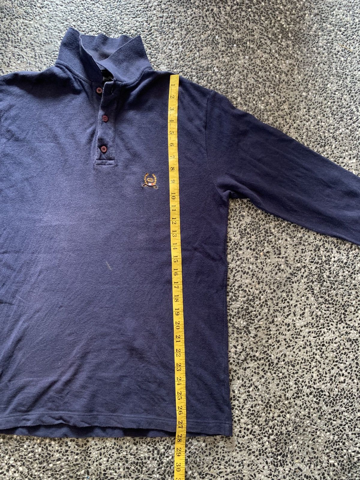 Christian Dior Monsieur Vintage Christian Dior Long Sleeve Polo Shirt Size US M / EU 48-50 / 2 - 8 Thumbnail