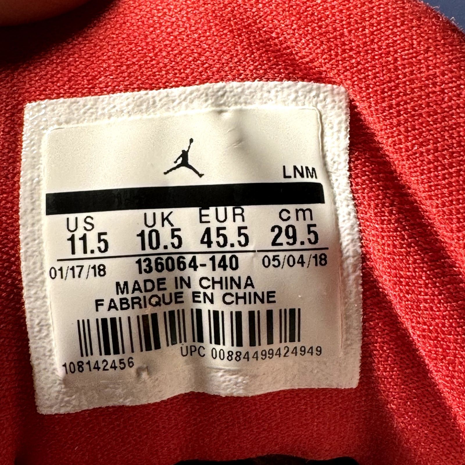Jordan Brand × Nike Size 11.5 - Nike Air Jordan 3 Retro International Flight Size US 11.5 / EU 44-45 - 7 Thumbnail
