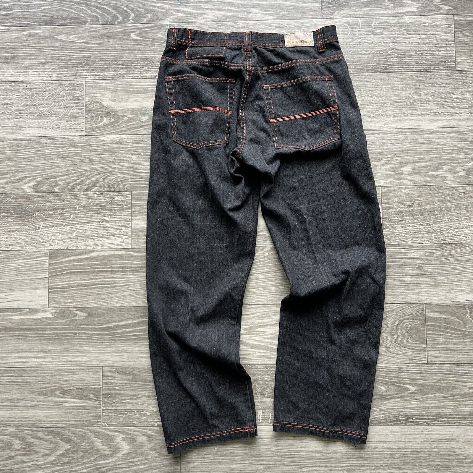 Other Baggy Jeans Mens 36 Y2K Embroidered Grunge Skater Halloween Size US 36 / EU 52 - 1 Thumbnail