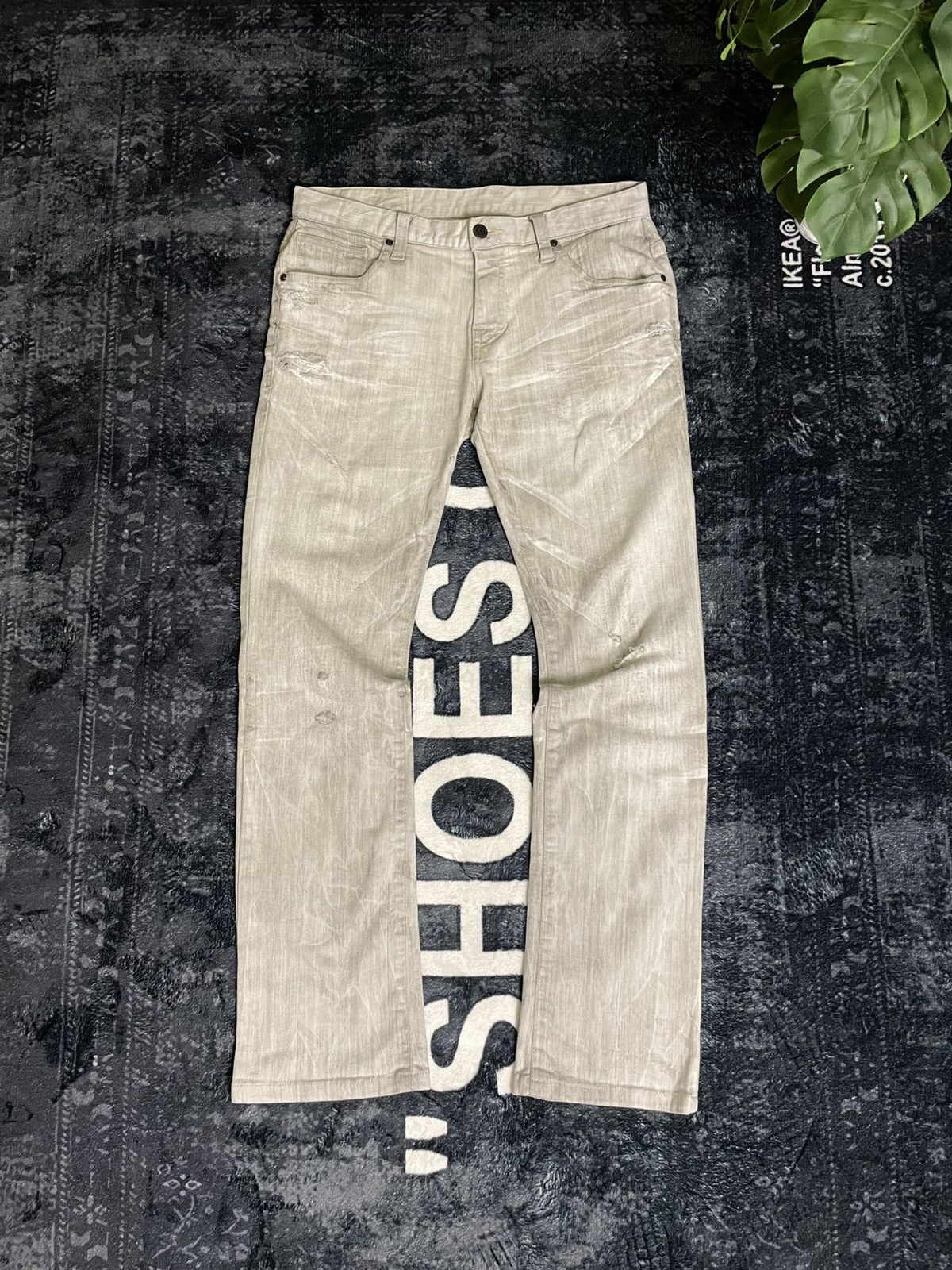 If Six Was Nine × Le Grande Bleu (L.G.B.) × Tornado Mart Tornado Mart Distressed Denim Size US 31 - 1 Thumbnail