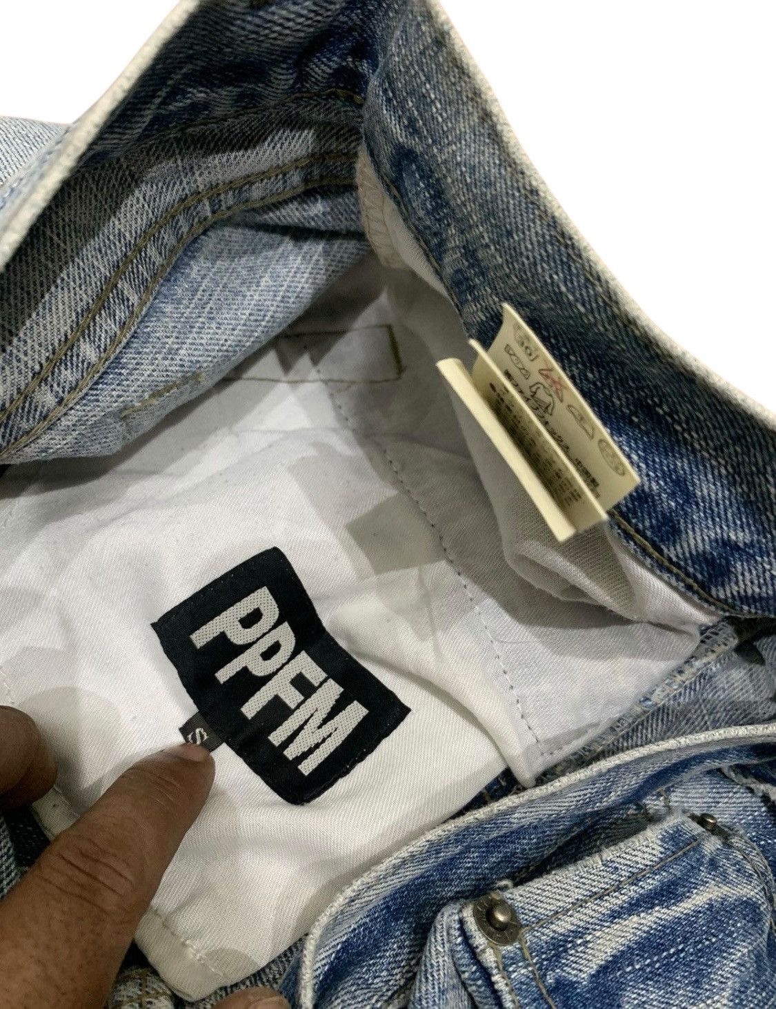 PPFM × Vintage 🔥Vintage PPFM jeans with sick studded belt Size US 30 / EU 46 - 20 Thumbnail