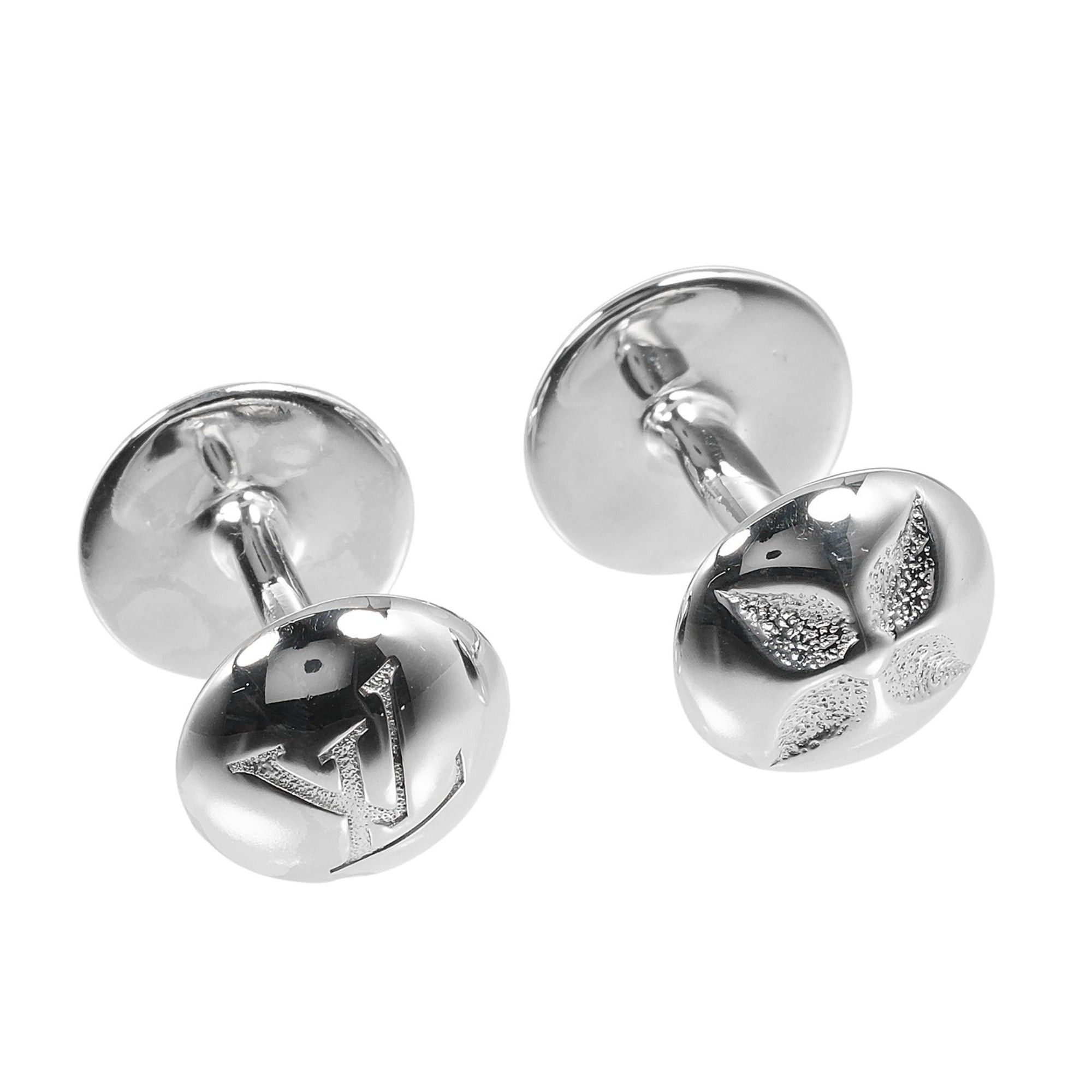 Louis Vuitton Louis Vuitton Bouton de Manchette Cufflinks, Clút M65059, Sterling Silver 925, Men's. Size ONE SIZE - 1 Thumbnail