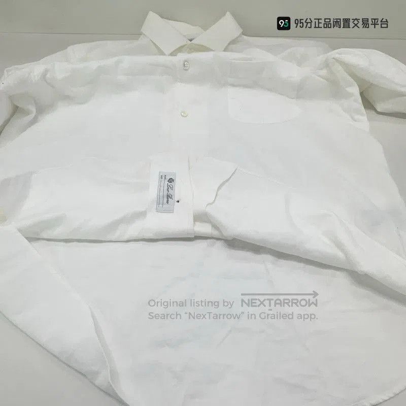 Loro Piana Loro Piana Men's White Long. Size US L / EU 52-54 / 3 - 3 Thumbnail