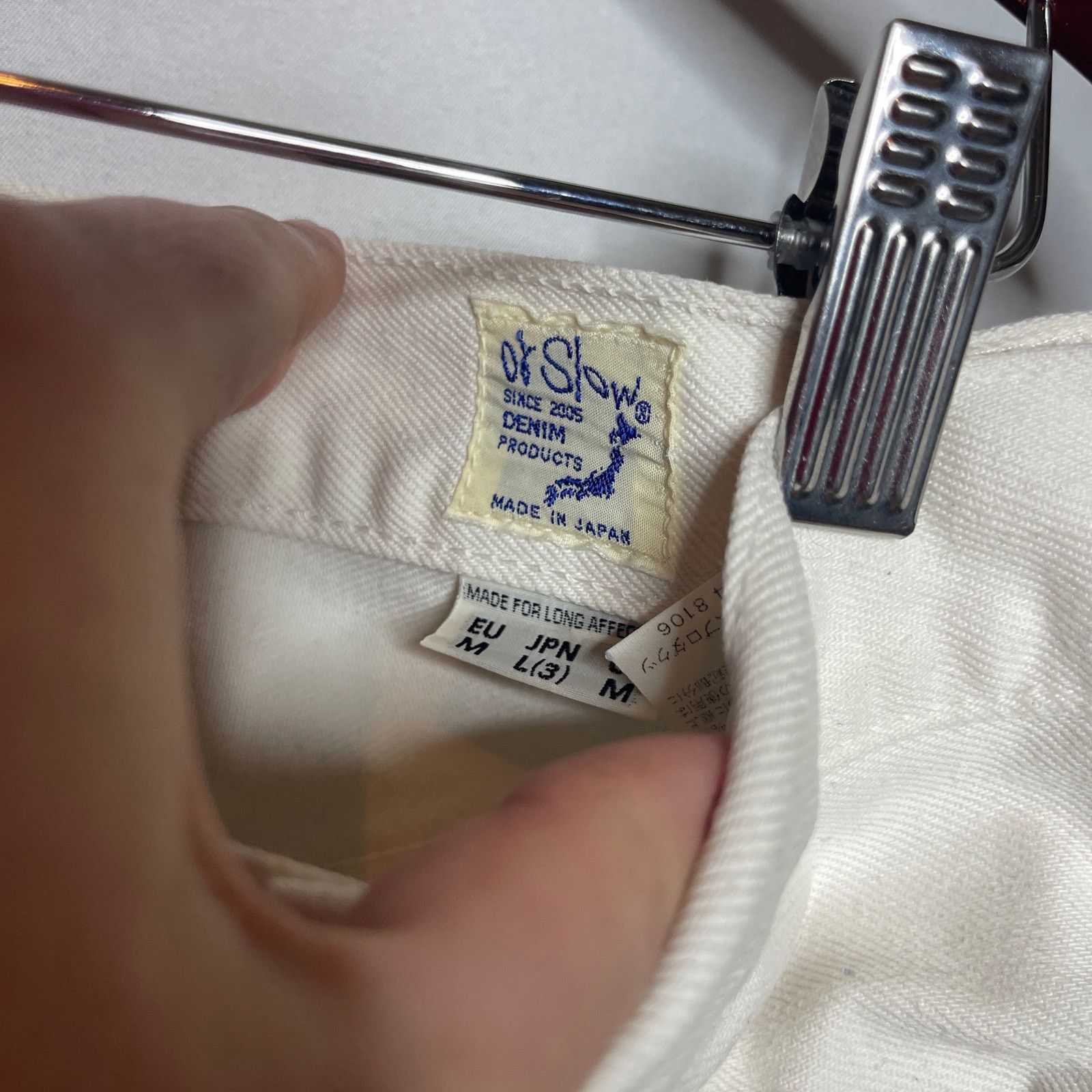Orslow orSlow 107 Taper Cropped Japanese denim IVY DENIM WHITE 32 Size US 32 / EU 48 - 4 Thumbnail