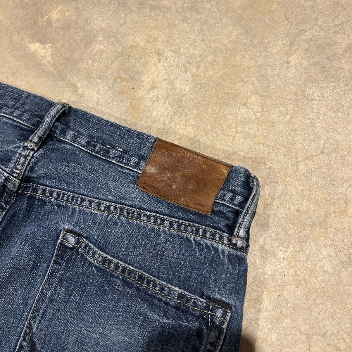 Allsaints × Japanese Brand AllSaints Iggy Faded Slim Indigo Jeans Essential Size US 32 / EU 48 - 11 Thumbnail