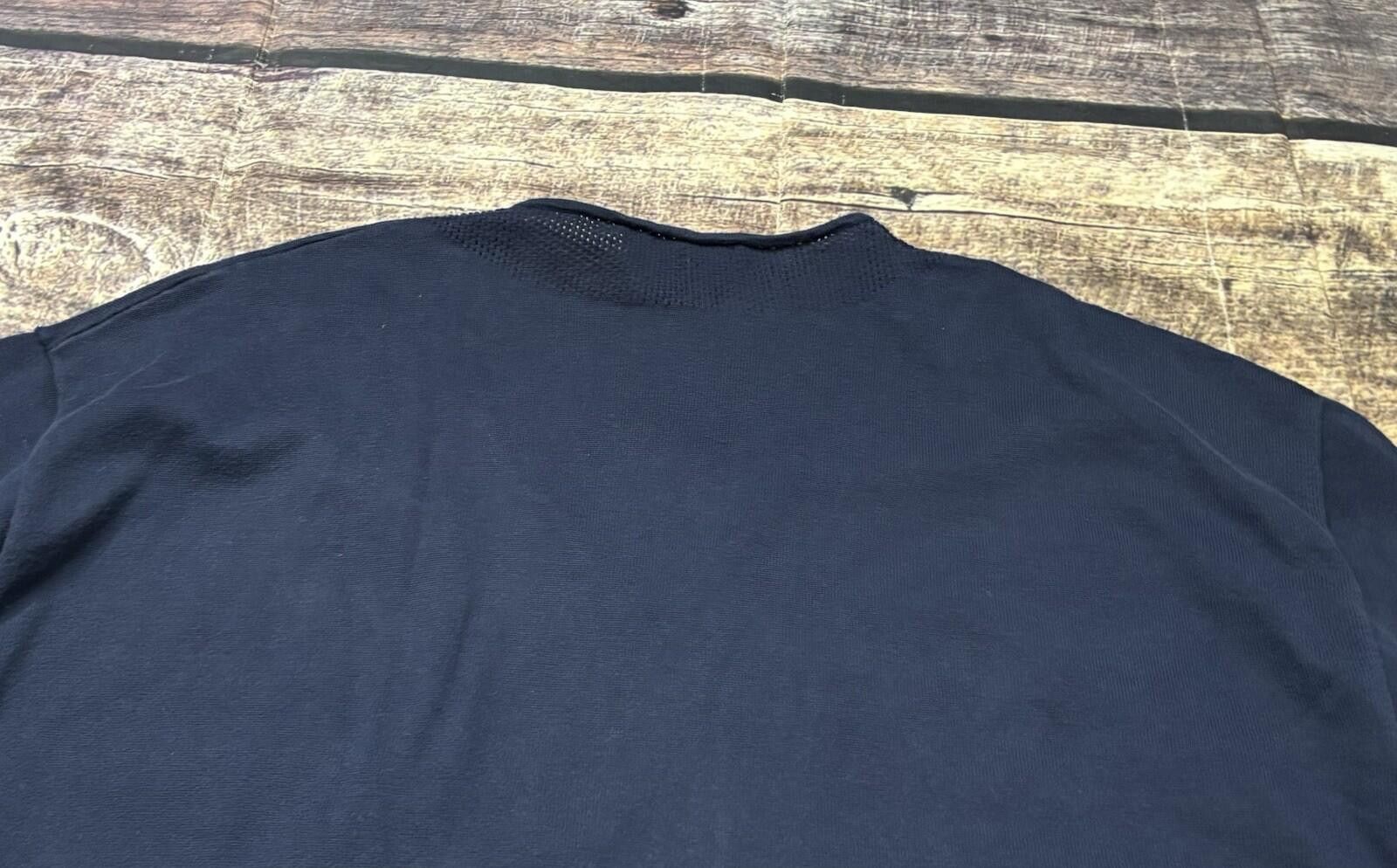 Brooks Brothers Brooks Brothers Sweater Womens XL Supima Cotton V-Neck Navy Size XL / US 12-14 / IT 48-50 - 7 Thumbnail