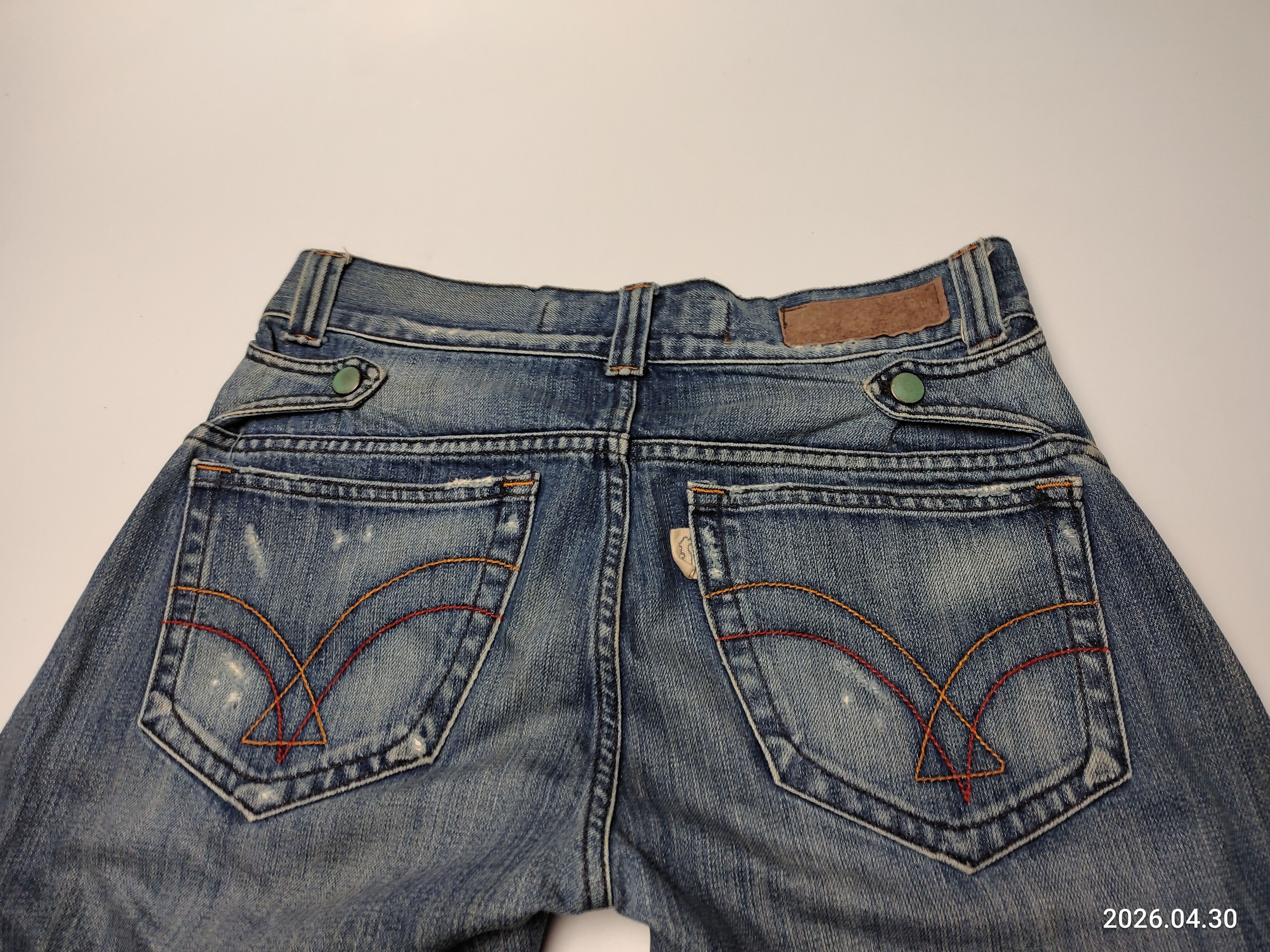 Japanese Brand vtg cotton farm denim Size US 30 / EU 46 - 9 Thumbnail