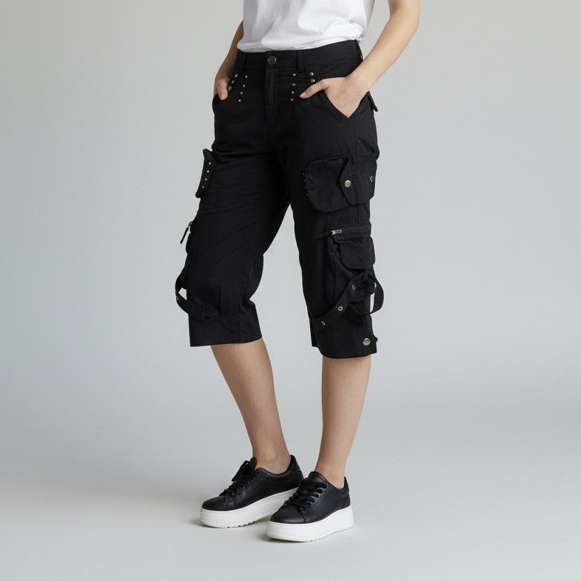 KMRii y2k nylon pants multipocket 3d lgb style Size US 32 / EU 48 - 2 Thumbnail