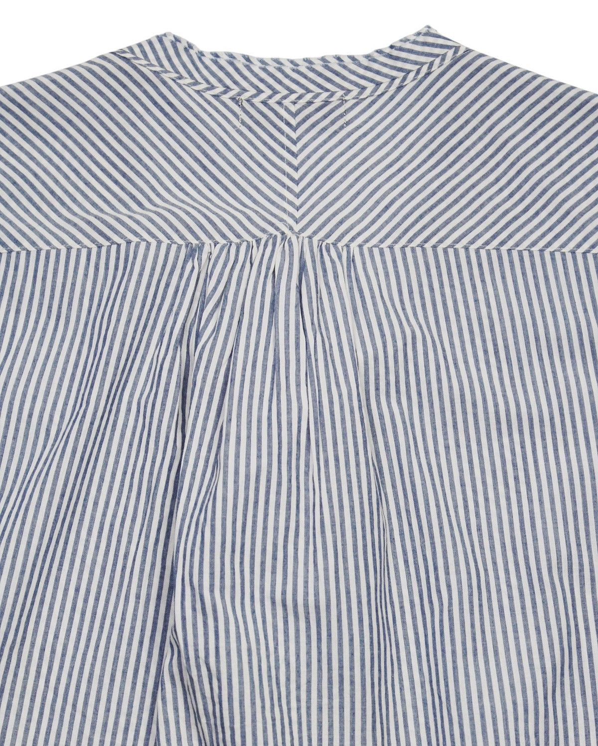 Zucca SS2013 ZUCCA STRIPED COTTON SHIRT WITH FRONT SHIRRING DETAIL Size M / US 6-8 / IT 42-44 - 6 Thumbnail