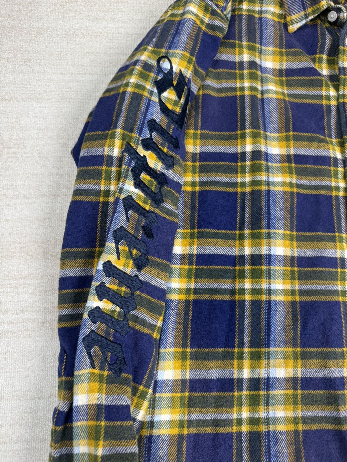 Supreme Supreme old english embroidered flannel Size US L / EU 52-54 / 3 - 2 Thumbnail
