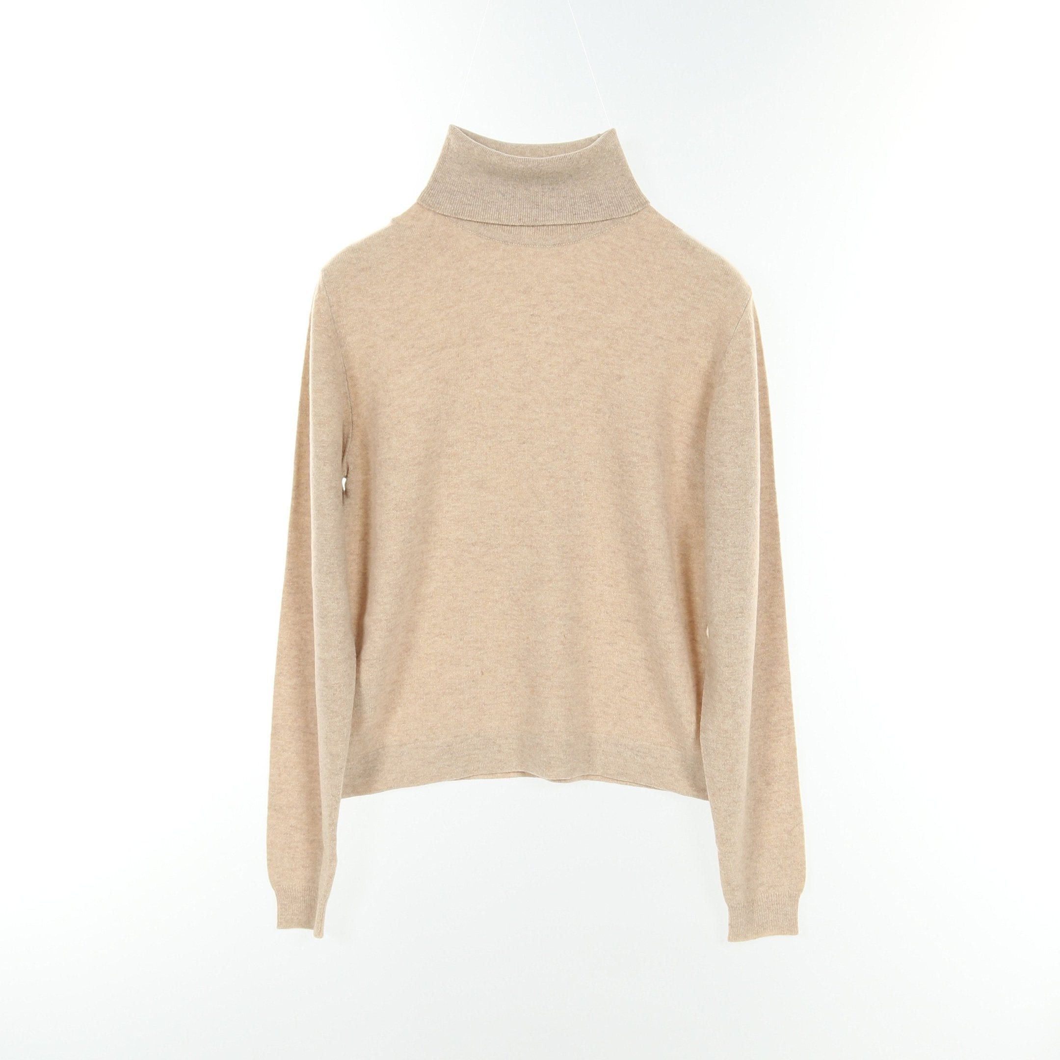 Hermes Hermes Knit Turtleneck Cashmere Beige Size ONE SIZE - 1 Thumbnail