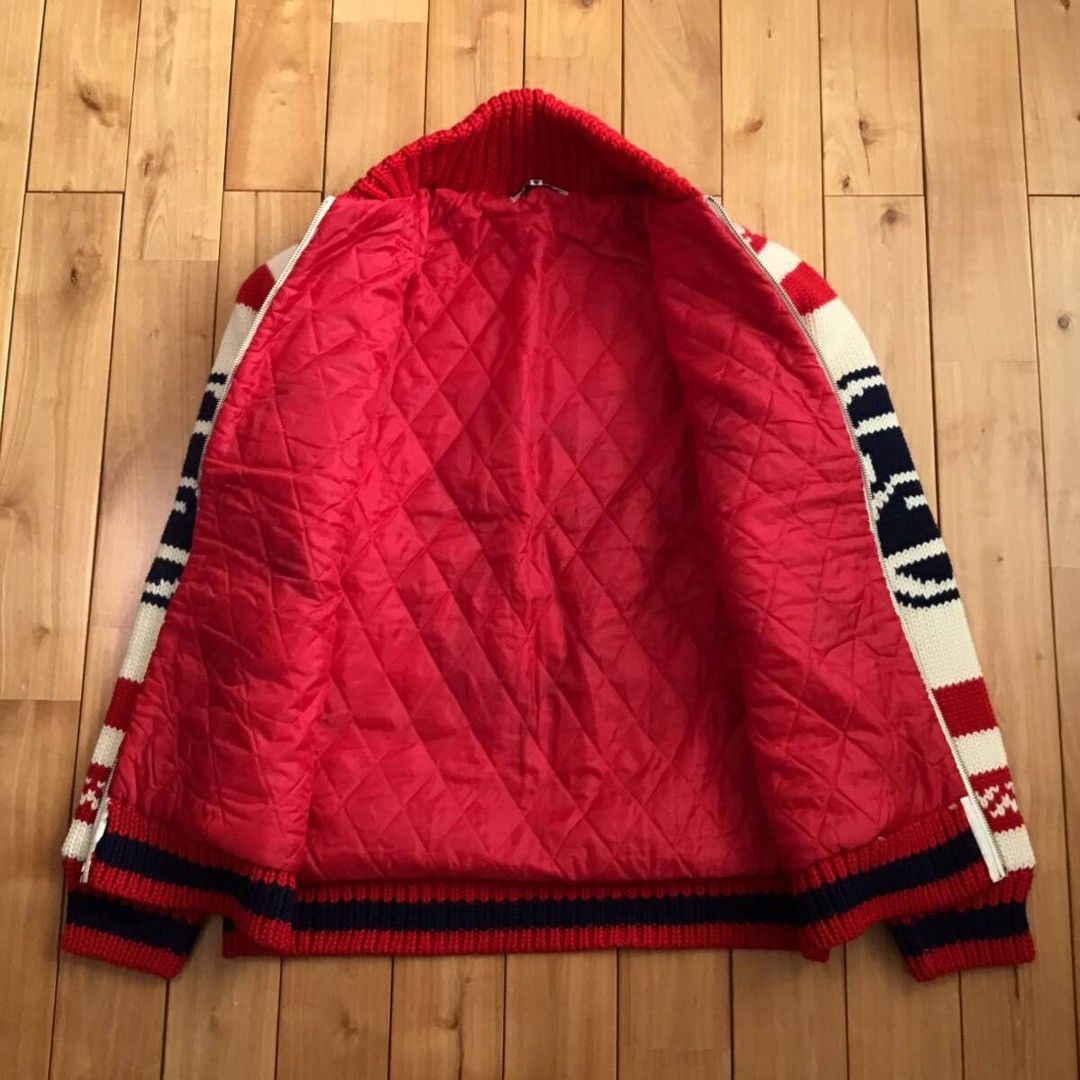 Bape × Nigo BAPE BABY MILO Cowichan knit jacket a bathing ape NIGO Size US L / EU 52-54 / 3 - 6 Thumbnail