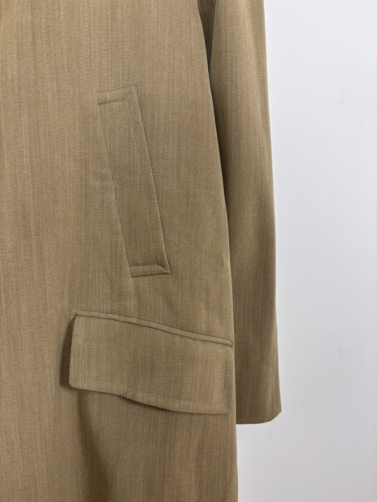 Loro Piana Loro Piana Vintage Men’s Mustard Brown Wool Car Coat Size US L / EU 52-54 / 3 - 5 Thumbnail