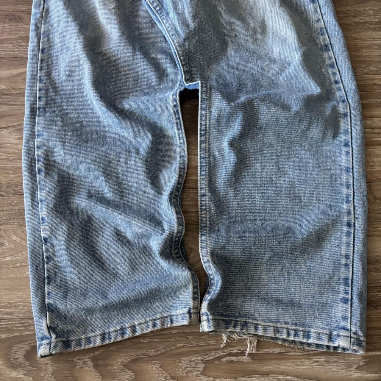 Vintage Crazy Vintage Y2K/2000s Baggy Light Wash Skater Denim Jeans! 40x30 Size US 40 / EU 56 - 6 Thumbnail