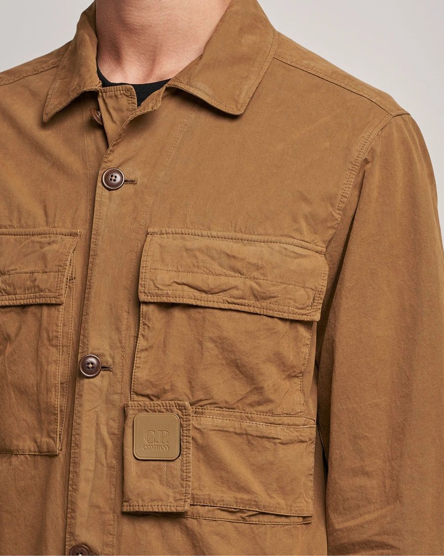 C.P. Company o1y1224 Solid Color Shirt in Camel Size US L / EU 52-54 / 3 - 5 Thumbnail