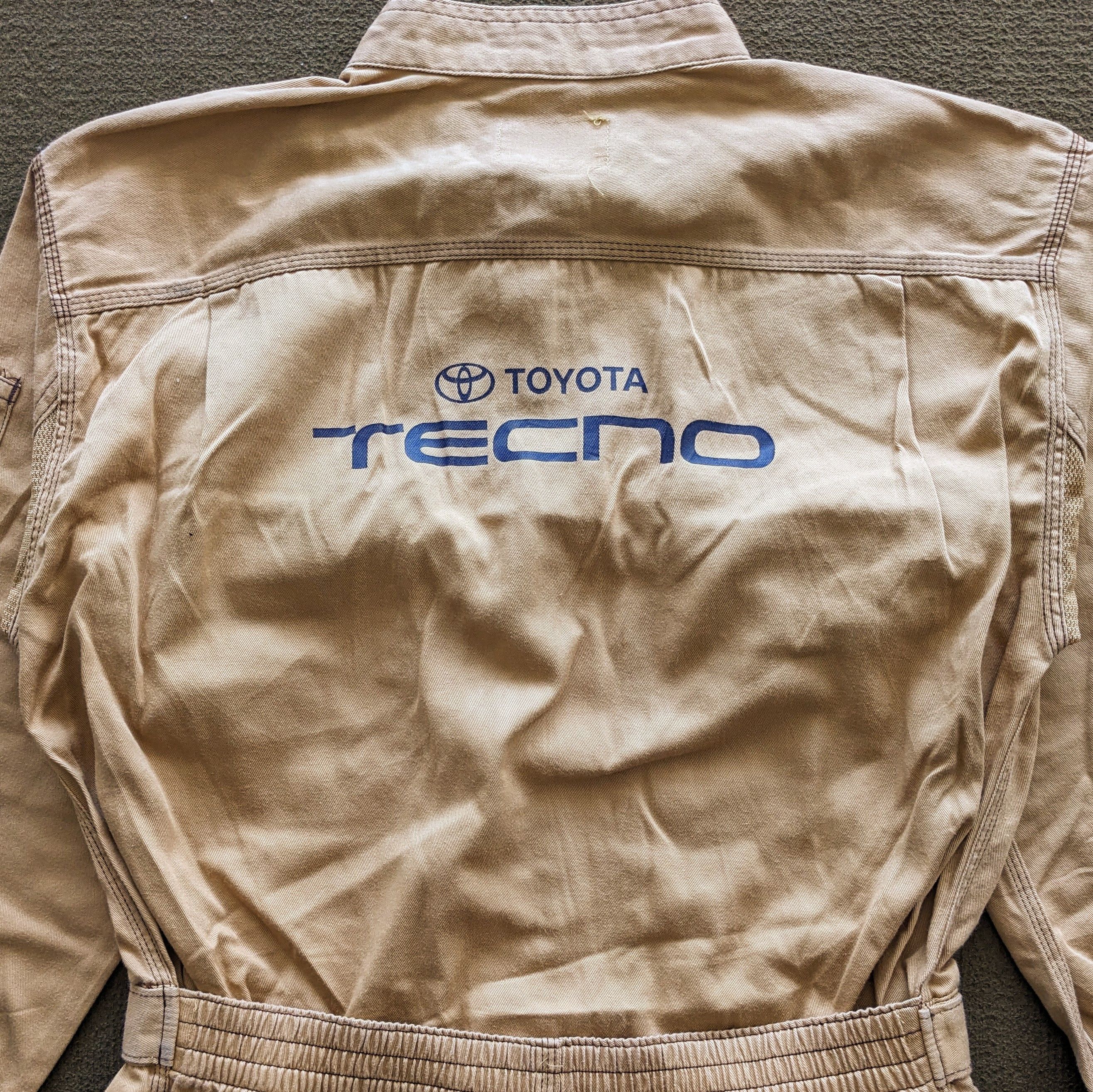 Vintage Vintage TOYOTA TECNO Racing Coverall Workwear Jacket Size US M / EU 48-50 / 2 - 2 Thumbnail