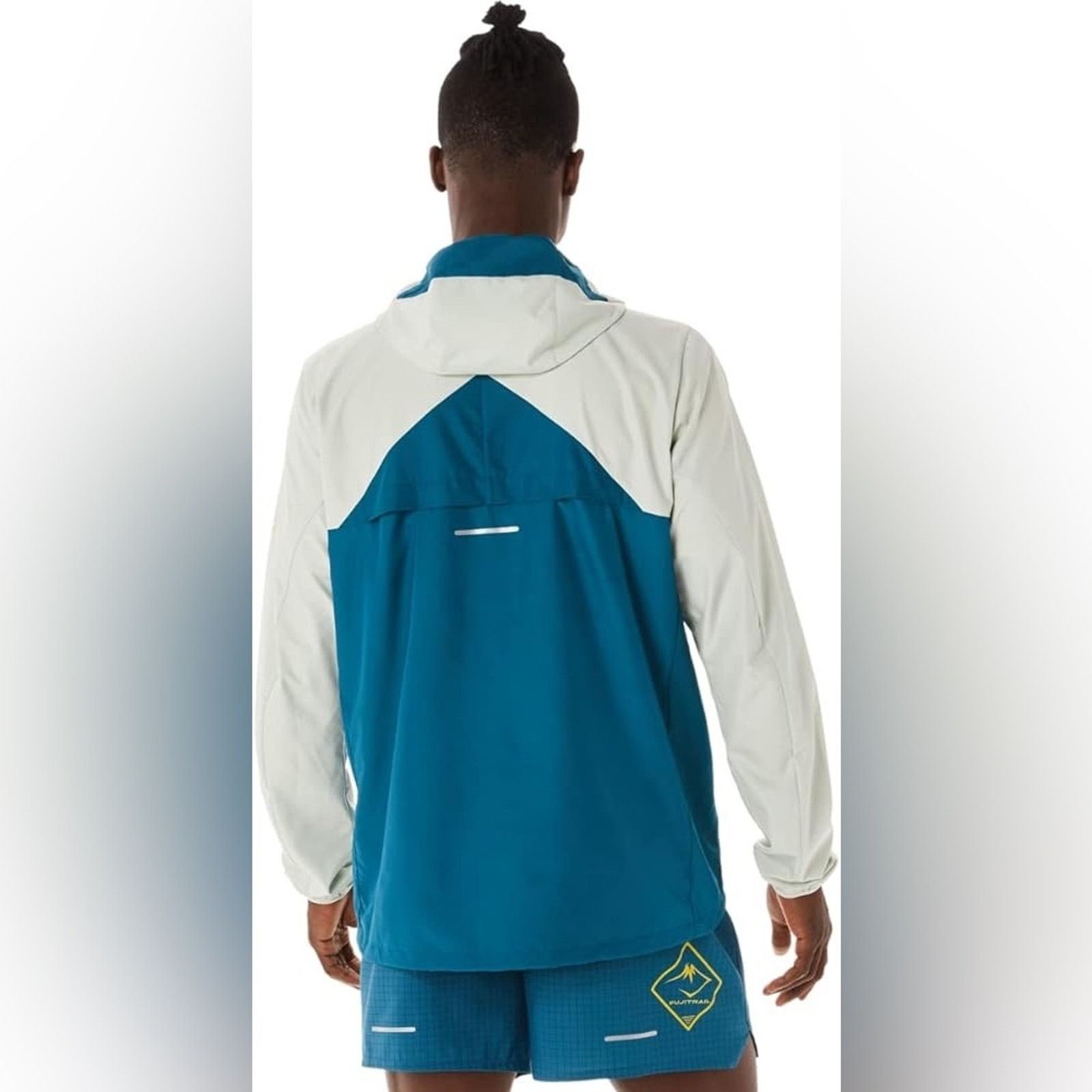 Asics ASICS MEN'S FUJITRAIL ANORAK Ink Teal/Light Sage S Size US S / EU 44-46 / 1 - 3 Thumbnail