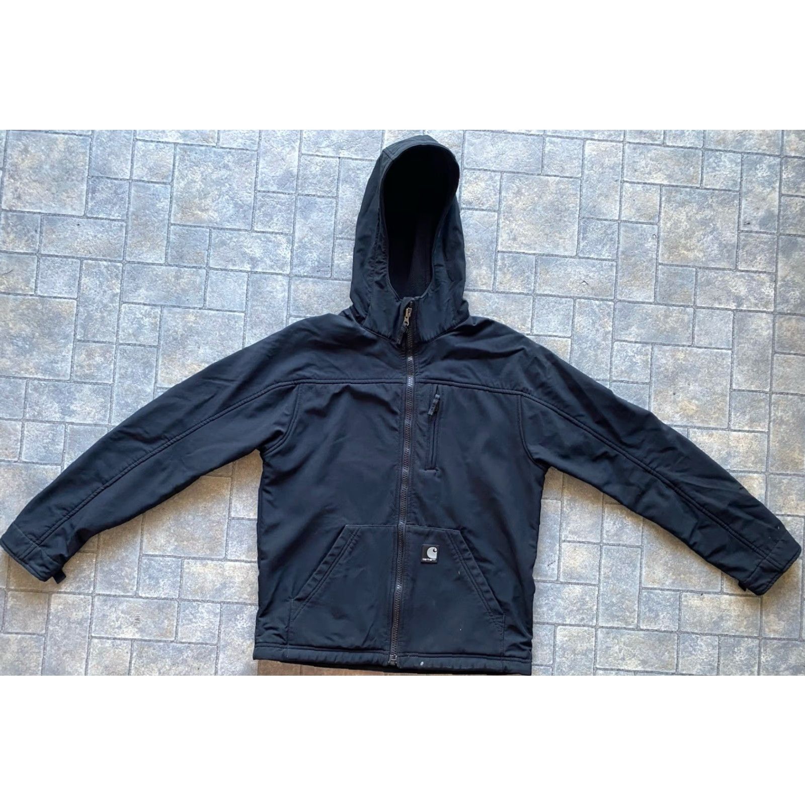 Carhartt Carhartt Jacket Women’s Small S Black Coat Flaws Wear Soft Shell J182 Nylon Outer Shell Carhartt Size S / US 4 / IT 40 - 2 Thumbnail