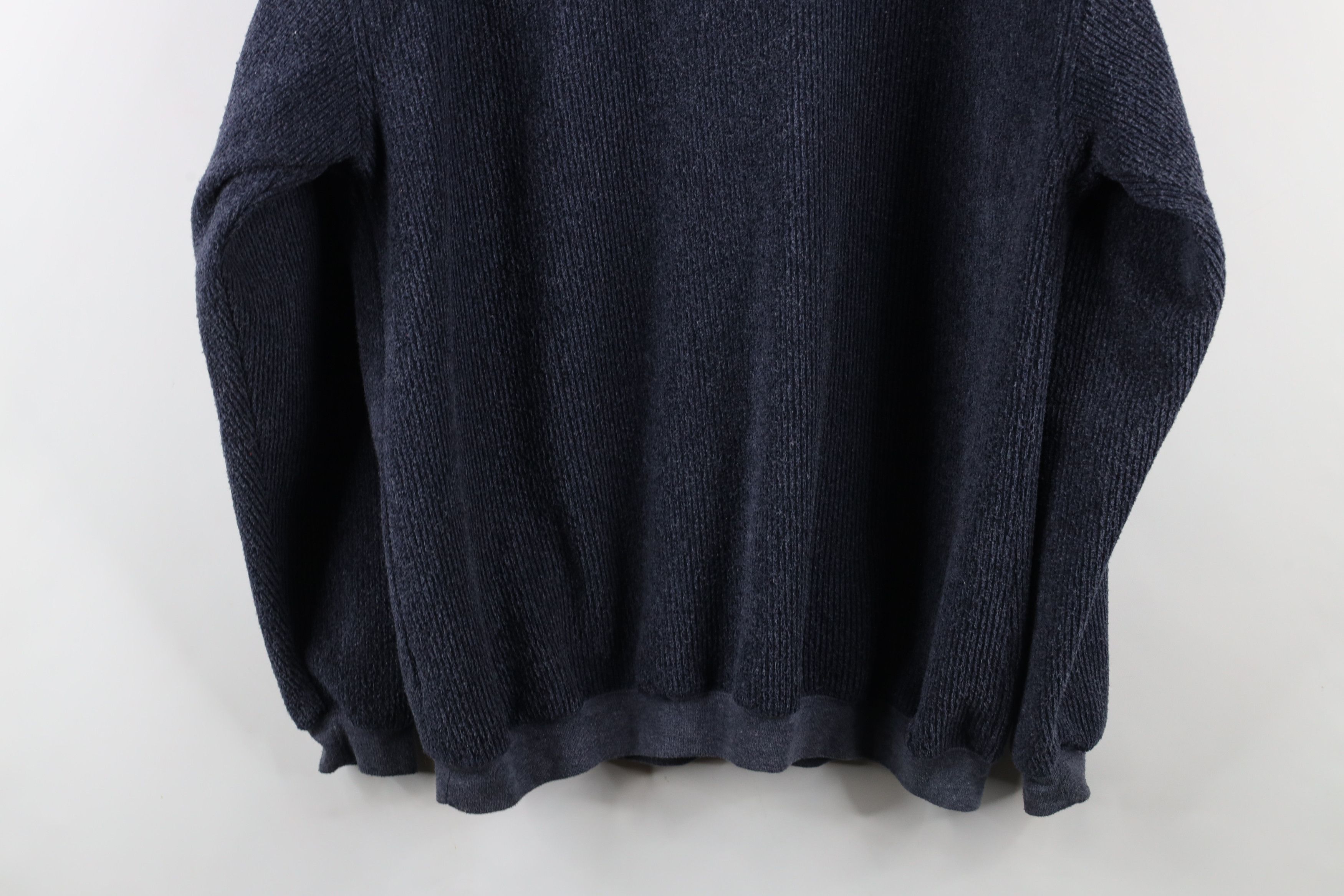 Vintage Vintage 90s Streetwear Fleece Collared Pullover Sweater Size US XXL / EU 58 / 5 - 9 Thumbnail