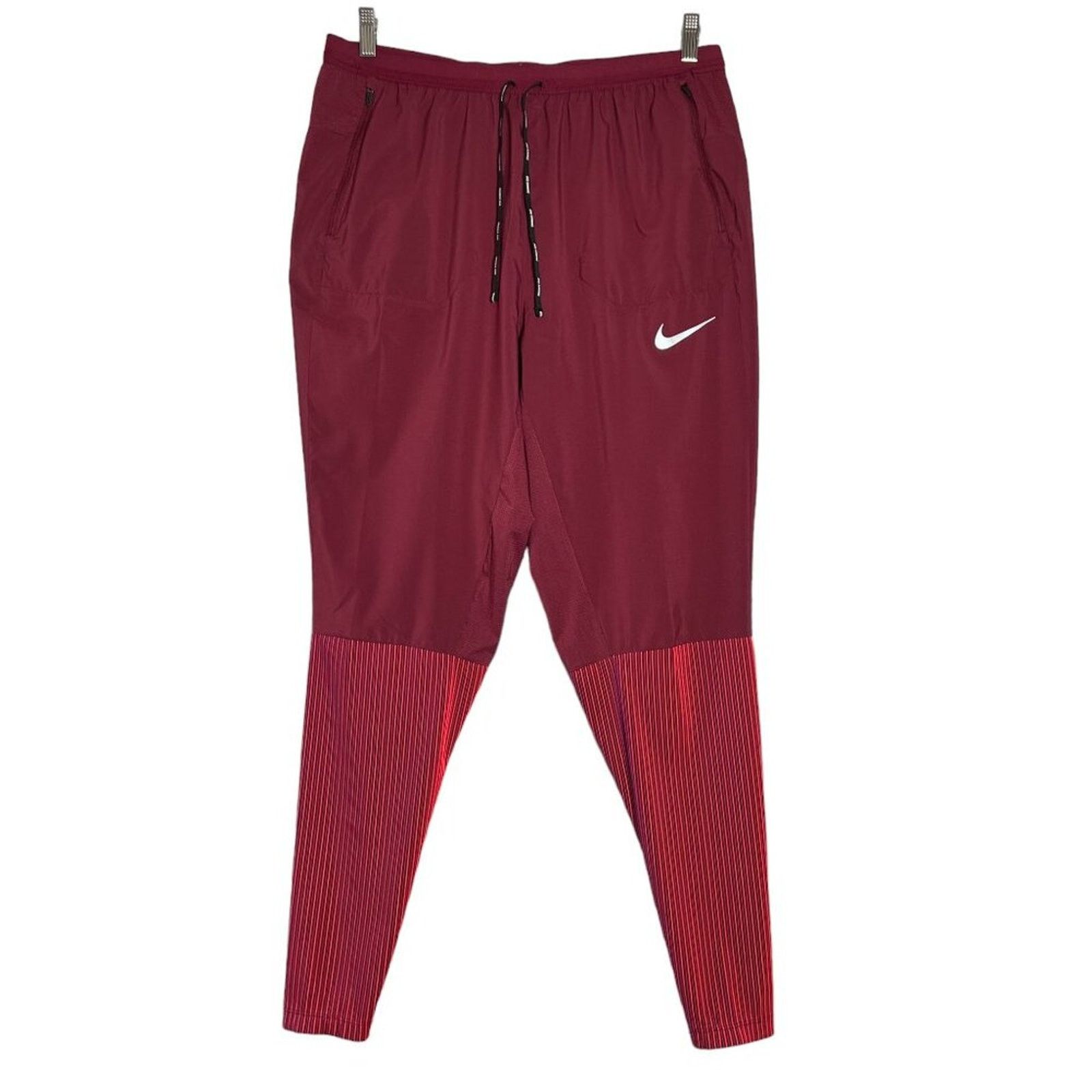 image of New Nike Phenom Elite Hybrid Future Fast Run Pant Men L Tall in Red (Size 36)