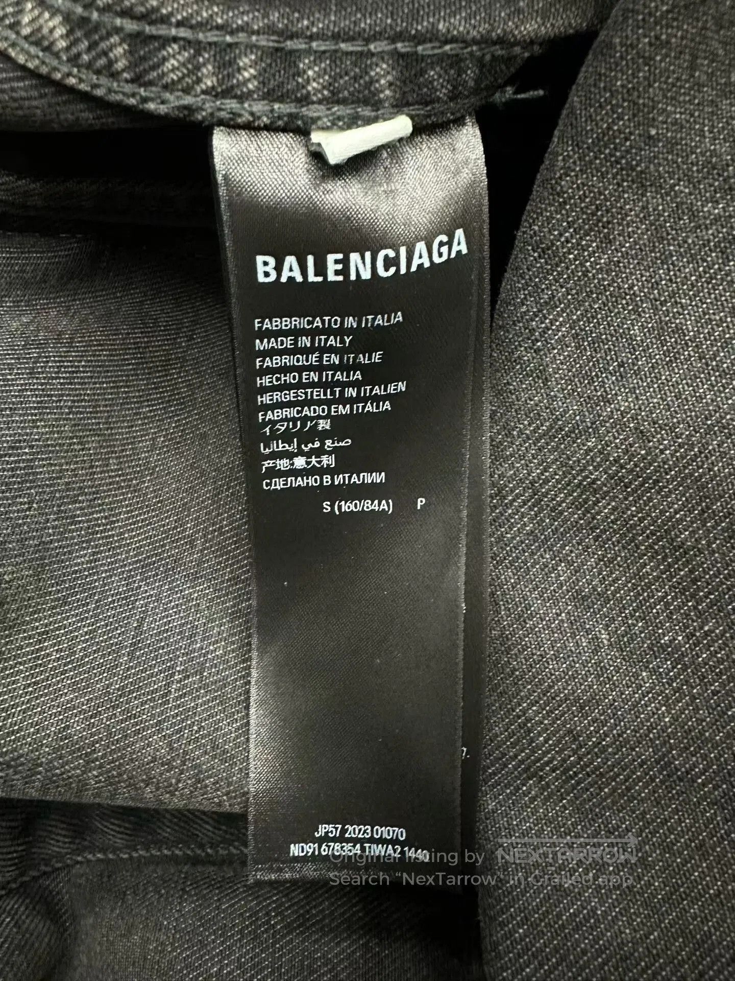 Balenciaga Balenciaga Double B Splatter Letter Jacket. Size US S / EU 44-46 / 1 - 4 Thumbnail