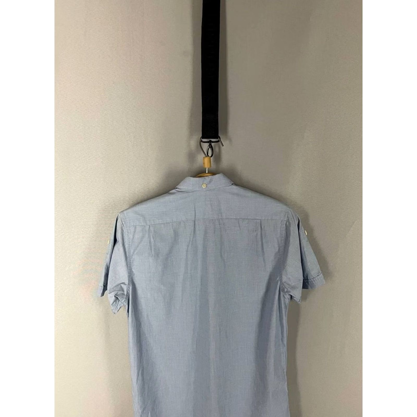 Fred Perry Fred Perry Mens Casual Shirt S Light Blue Cotton Short Sleeve Button Up Size US S / EU 44-46 / 1 - 6 Thumbnail