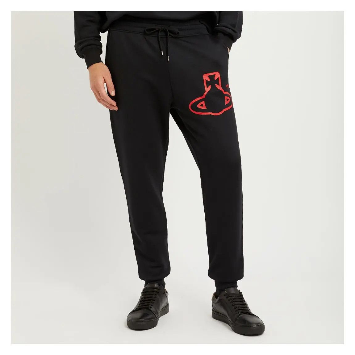 Vivienne Westwood o1y0525 Logo Jogger & Sweatpant in Black Size US 38 / EU 54 - 1 Thumbnail