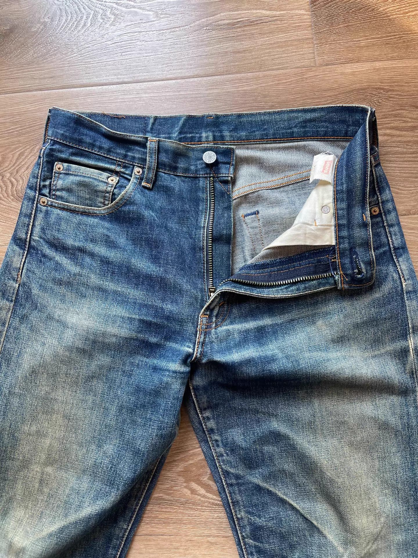 Levi's Vintage Levi’s 502xx Nippon Selvedge Ice Blue 90s Washed Fade Size US 31 - 3 Thumbnail