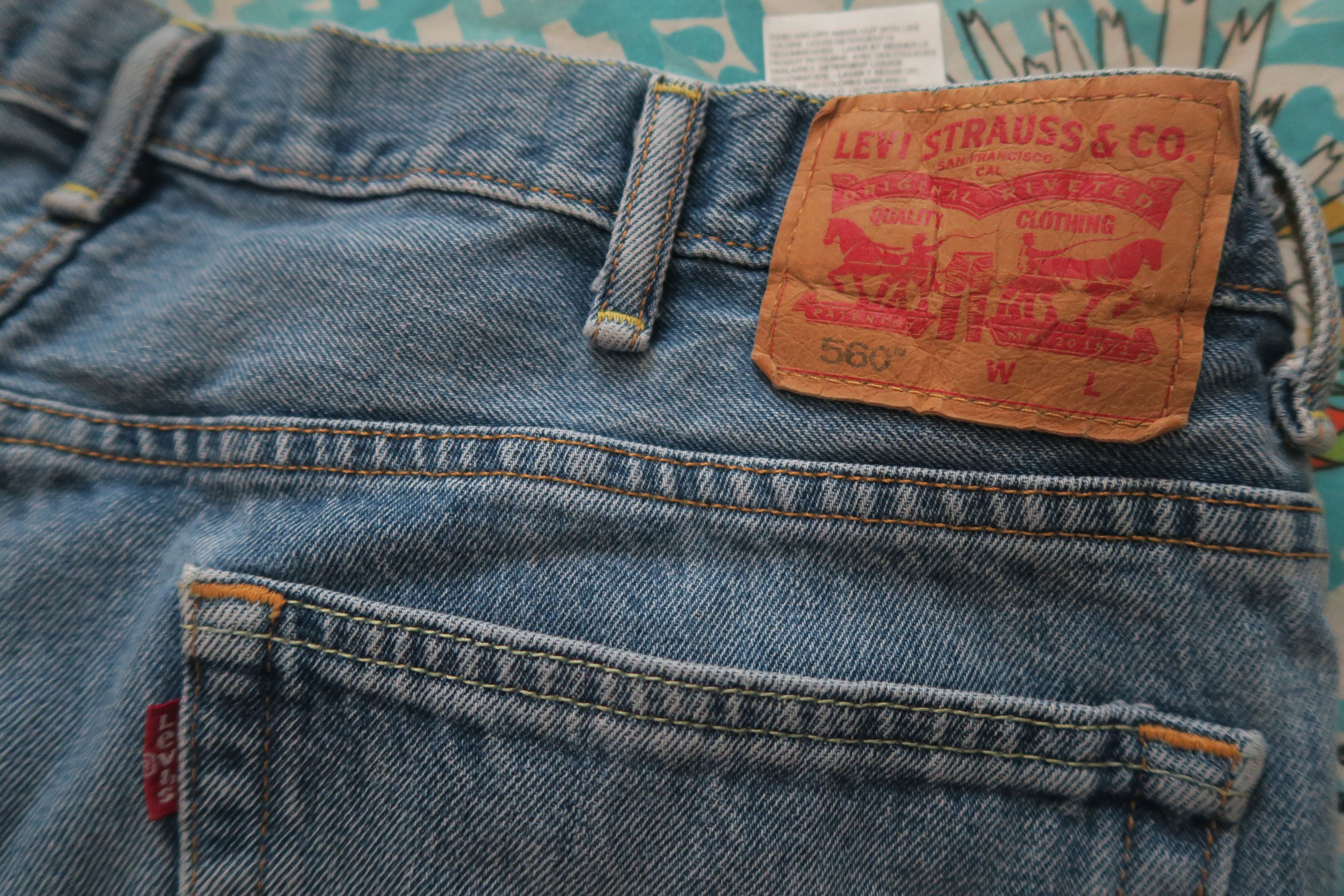 Levi's Levis 560 Comfort Fit Jeans Tapered Tall 01560-4891 Red Tab Size US 42 / EU 58 - 6 Thumbnail