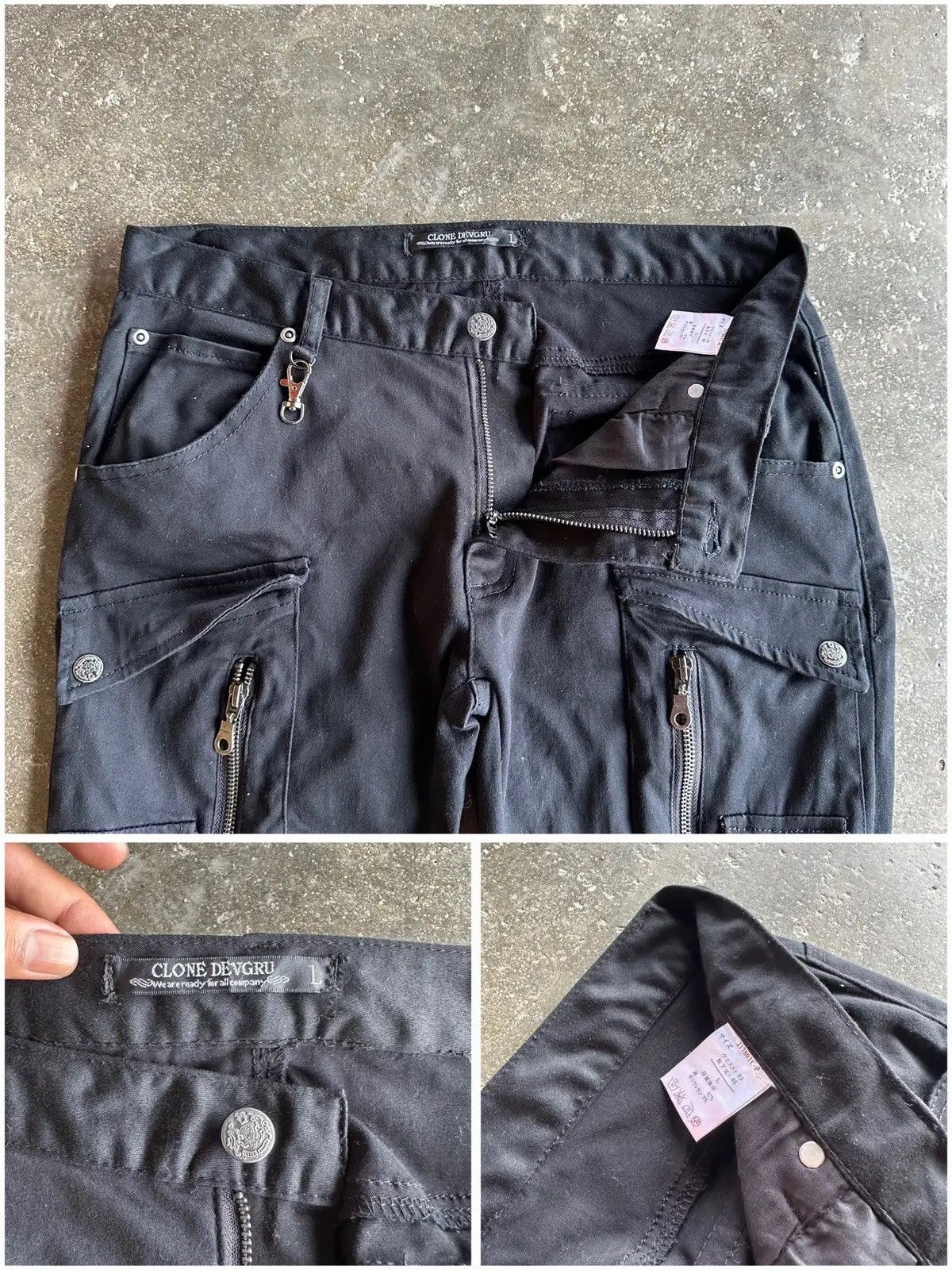 If Six Was Nine W31 L32 🔥 BONDAGE VINTAGE CLONE DEVGRU TROUSERS PUNK PANTS Size US 31 - 15 Thumbnail