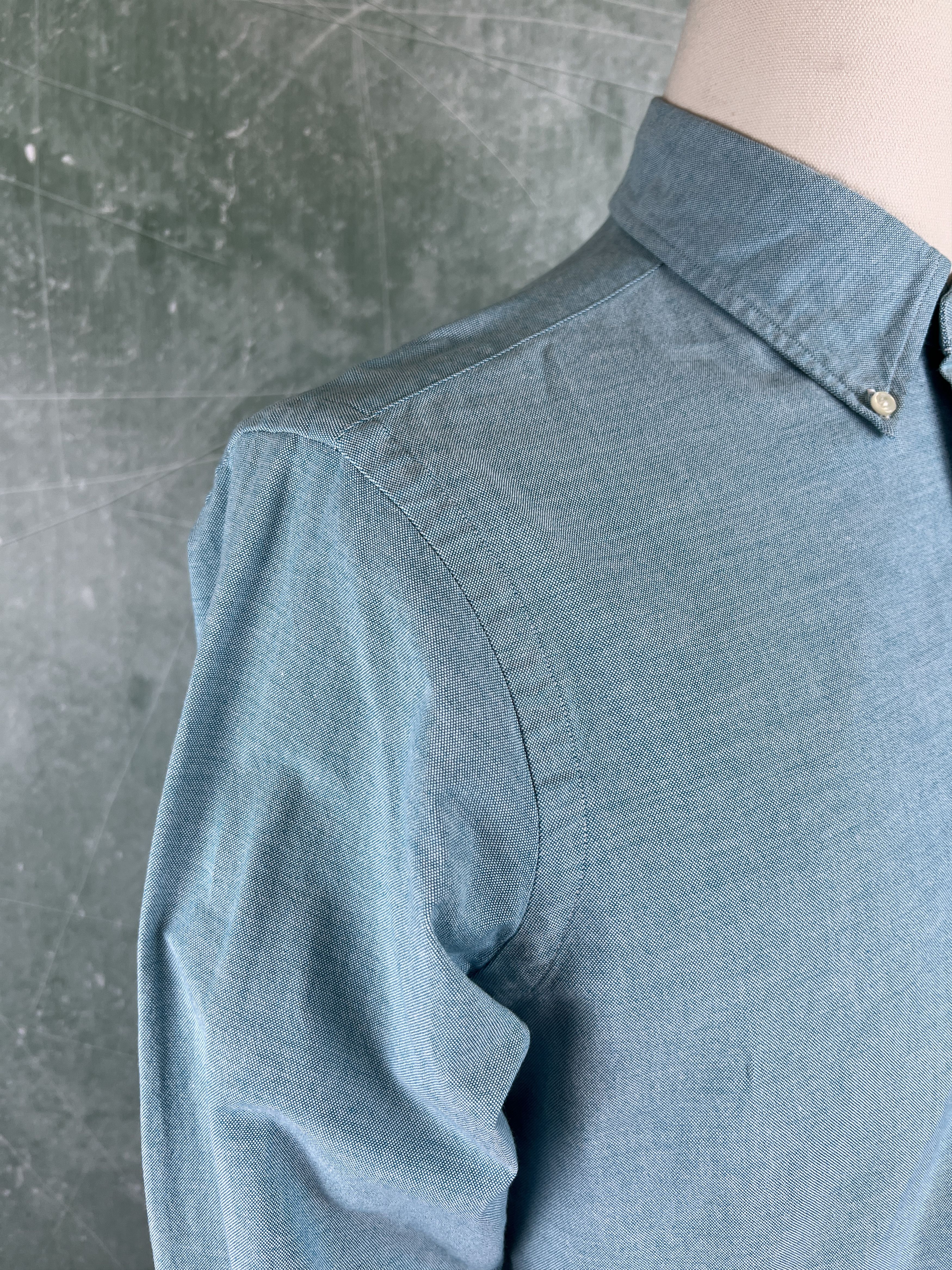 Ralph Lauren Ralph Lauren Slim Fit Stretch Oxford Shirt Blue M (175/96A) Size US M / EU 48-50 / 2 - 12 Thumbnail