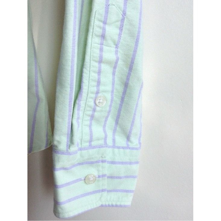Ralph Lauren Vintage Ralph Lauren Blue Label Slim Fit Oxford Shirt Stripe Size M / US 6-8 / IT 42-44 - 8 Thumbnail