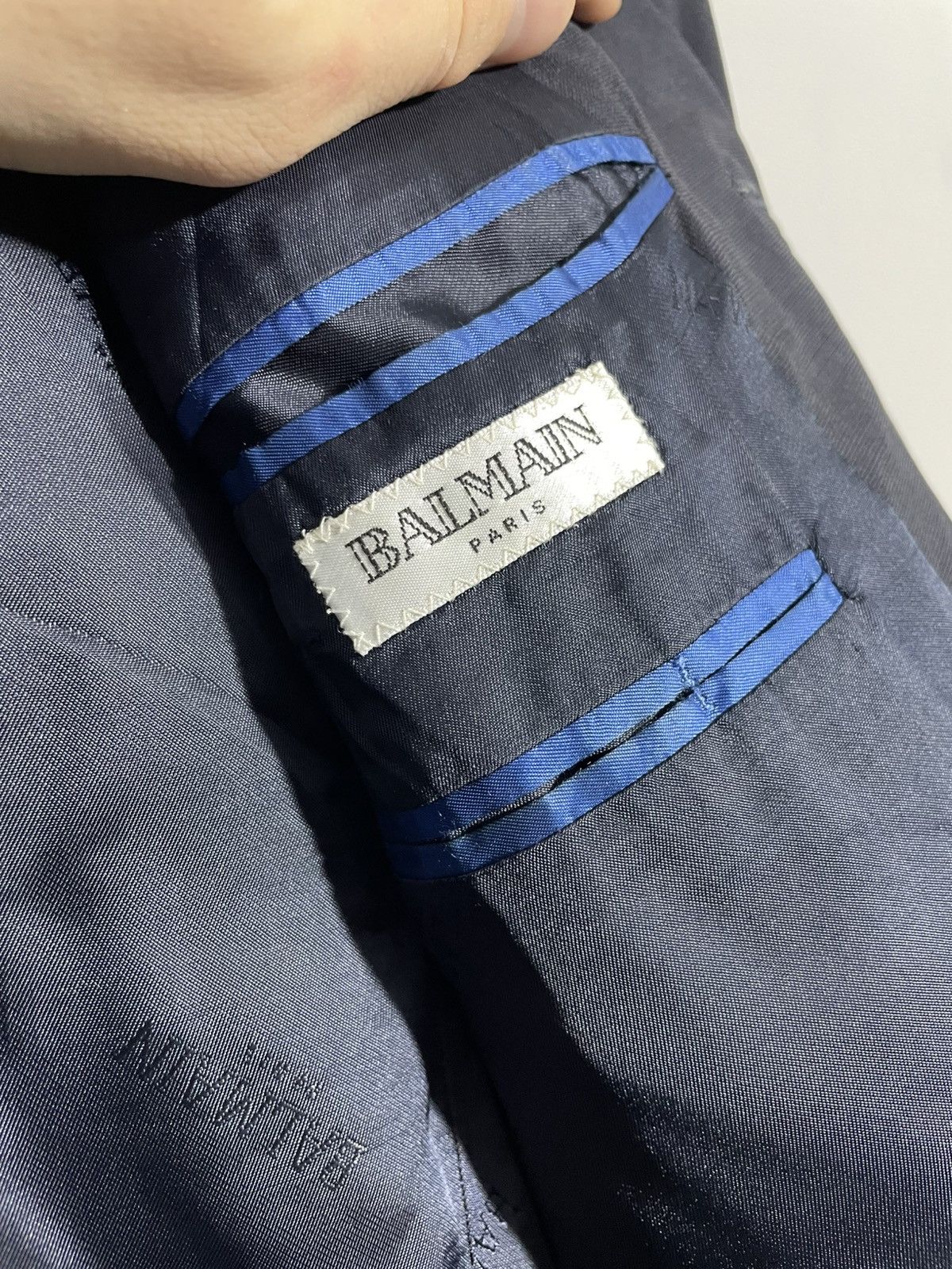 Balmain Balmain Paris Classic Men’s blazer In Black Size 52R - 13 Thumbnail