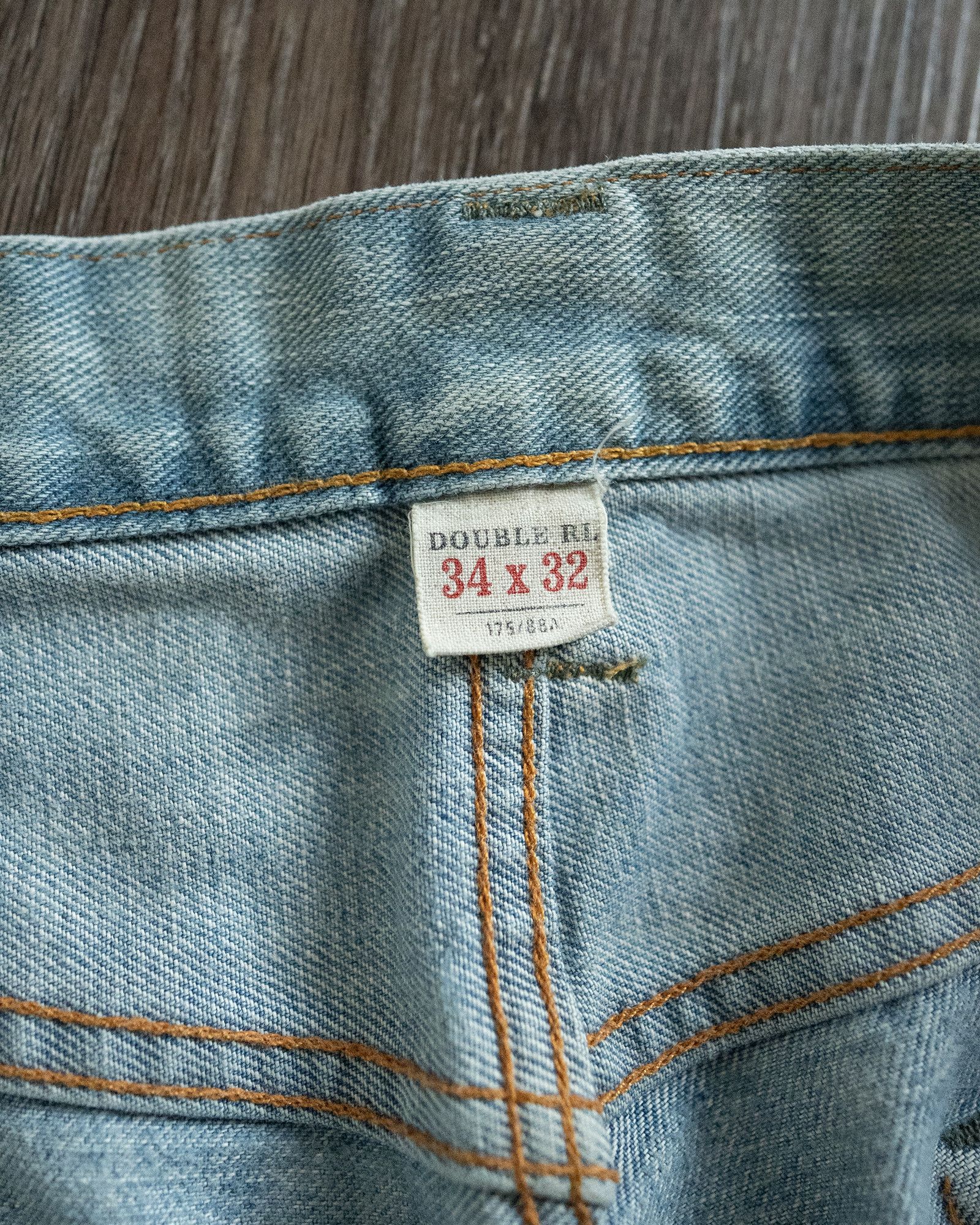 RRL Ralph Lauren Camden Washed Selvedge Denim – Straight Fit Size US 34 / EU 50 - 12 Thumbnail