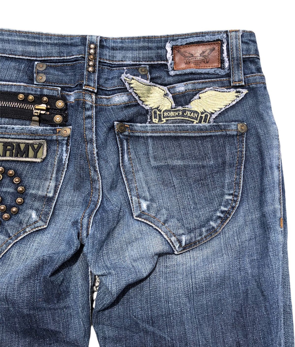 Robins Jeans Vintage Robins Jean low rise flared denim pants Size US 29 - 6 Thumbnail