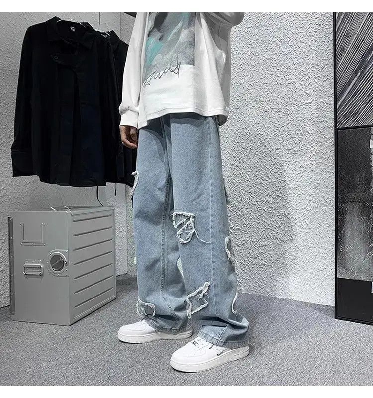 Japanese Brand Hip Hop Personalized Retro Jeans Size US 30 / EU 46 - 3 Thumbnail