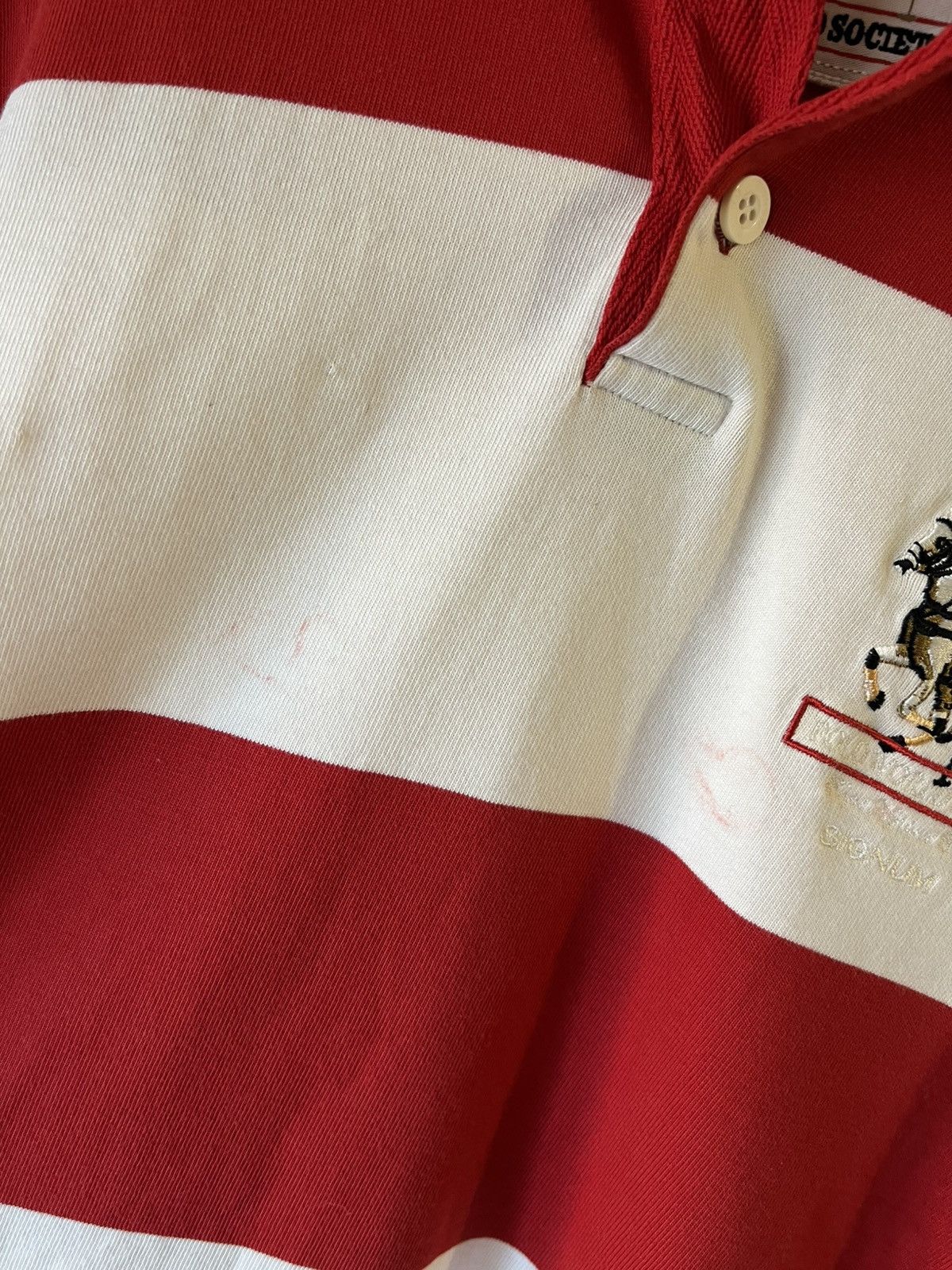 Polo Ralph Lauren Signum Swiss Herren Langarm Poloshirt Polo World Society Size US M / EU 48-50 / 2 - 2 Thumbnail