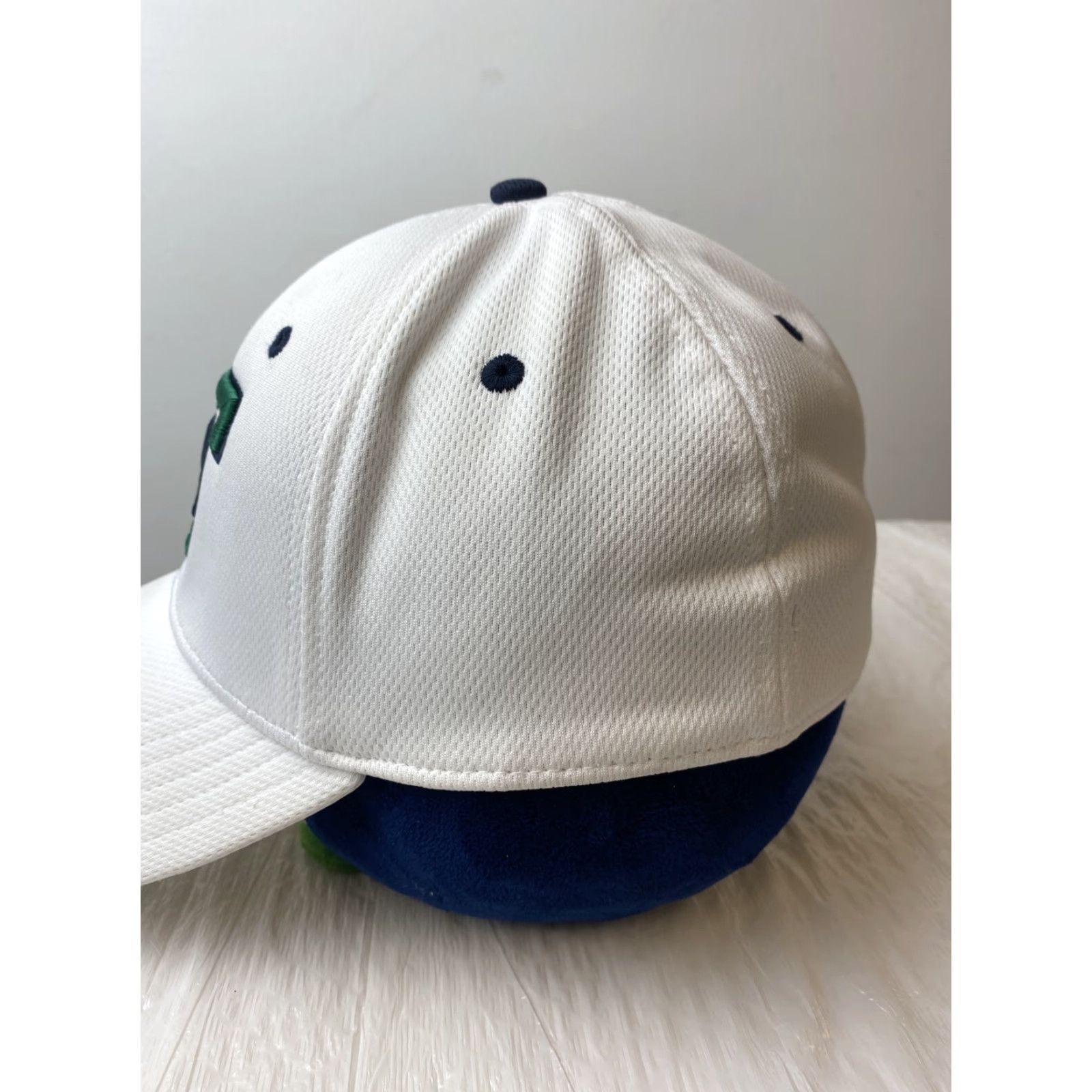 Arrow Harrow Grizzlies Baseball Cap Mens One Size White Green Adjustable Breathable Classic Dad Cap Size ONE SIZE - 6 Thumbnail
