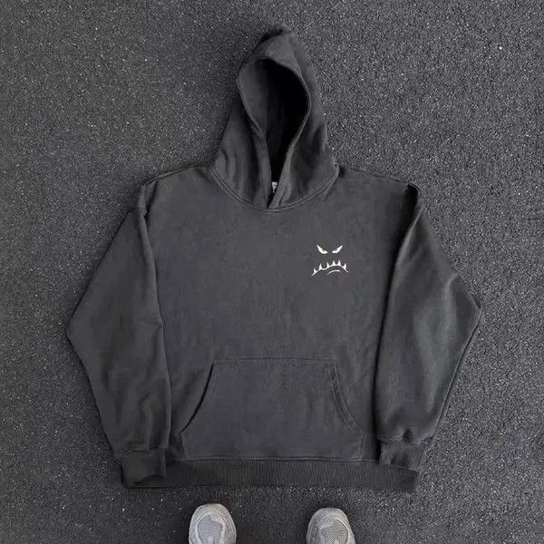 Japanese Brand Vintage Street Hip Hop Fun Design Hooded Sweatshirt Size US XXL / EU 58 / 5 - 8 Thumbnail