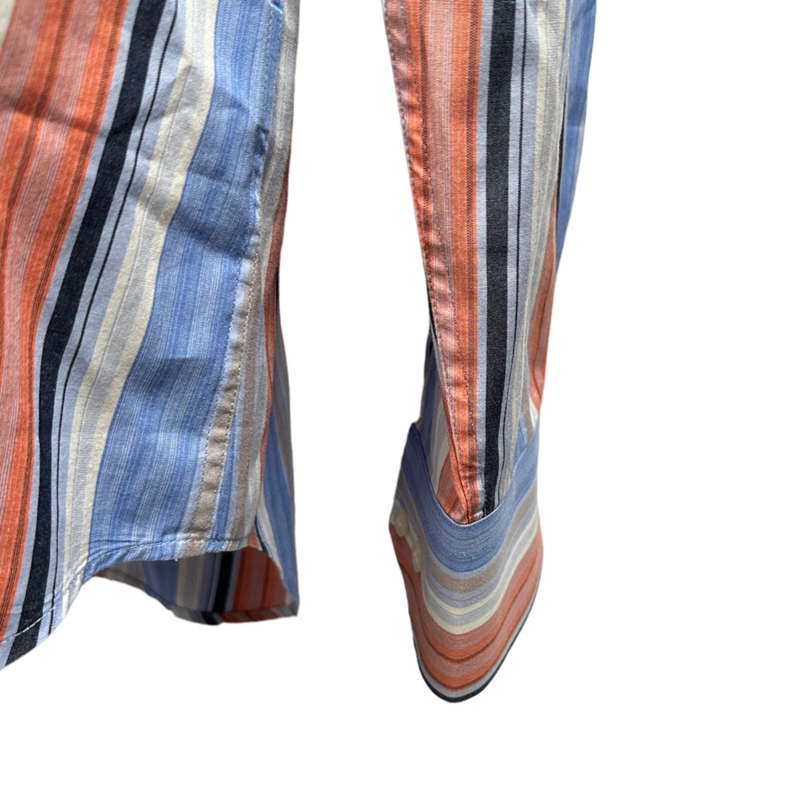 Tailorbyrd Tailorbyrd Button Up Shirt Blue Striped Long Sleeve Cotton L Size US L / EU 52-54 / 3 - 5 Thumbnail