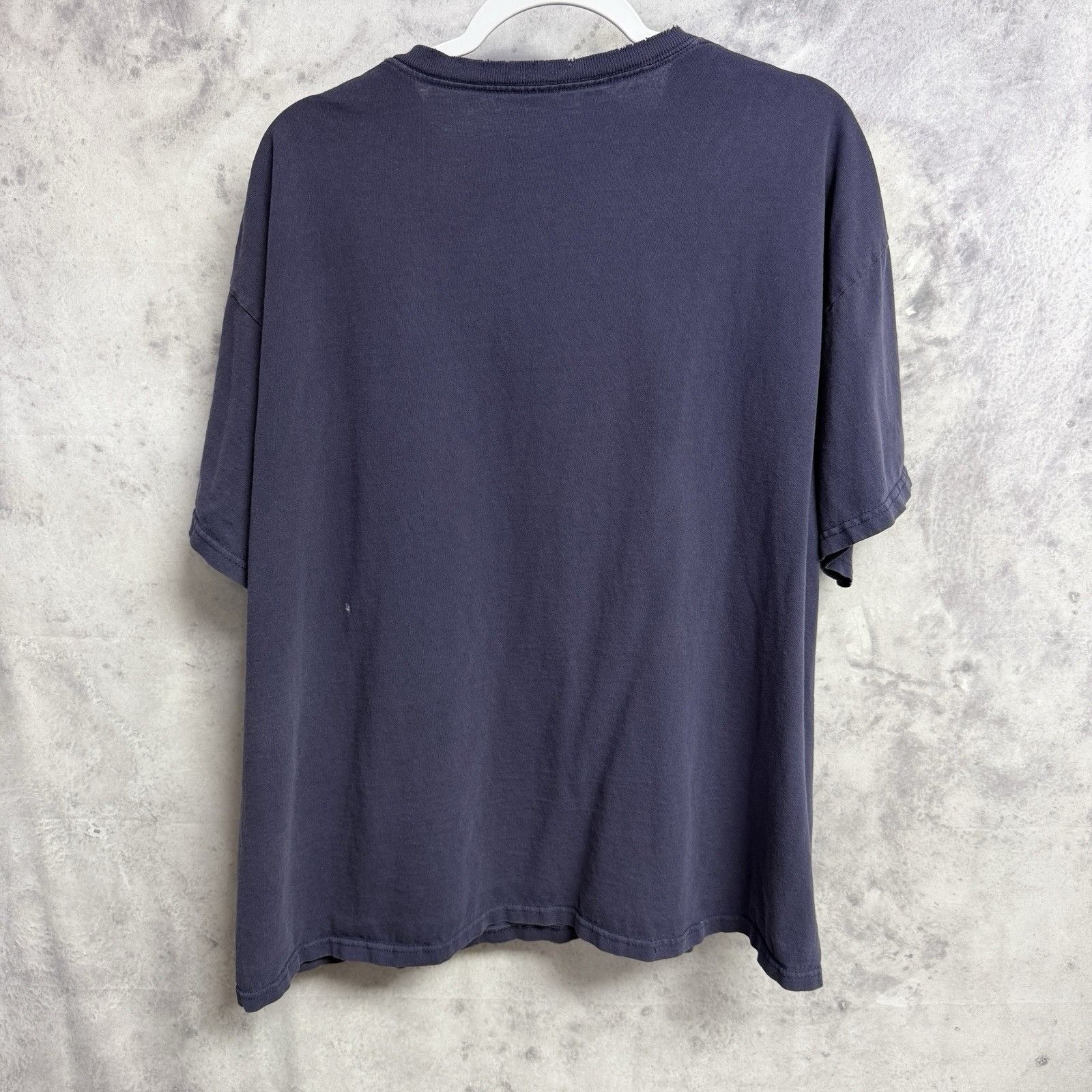 Vintage Vintage Funny Old Age Parody T Shirt Mens XL Blue Y2k Words Size US XL / EU 56 / 4 - 3 Thumbnail