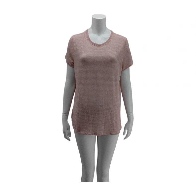Lululemon lululemon Orange-Pink Short-Sleeve Pullover Size L / US 10 / IT 46 - 1 Thumbnail