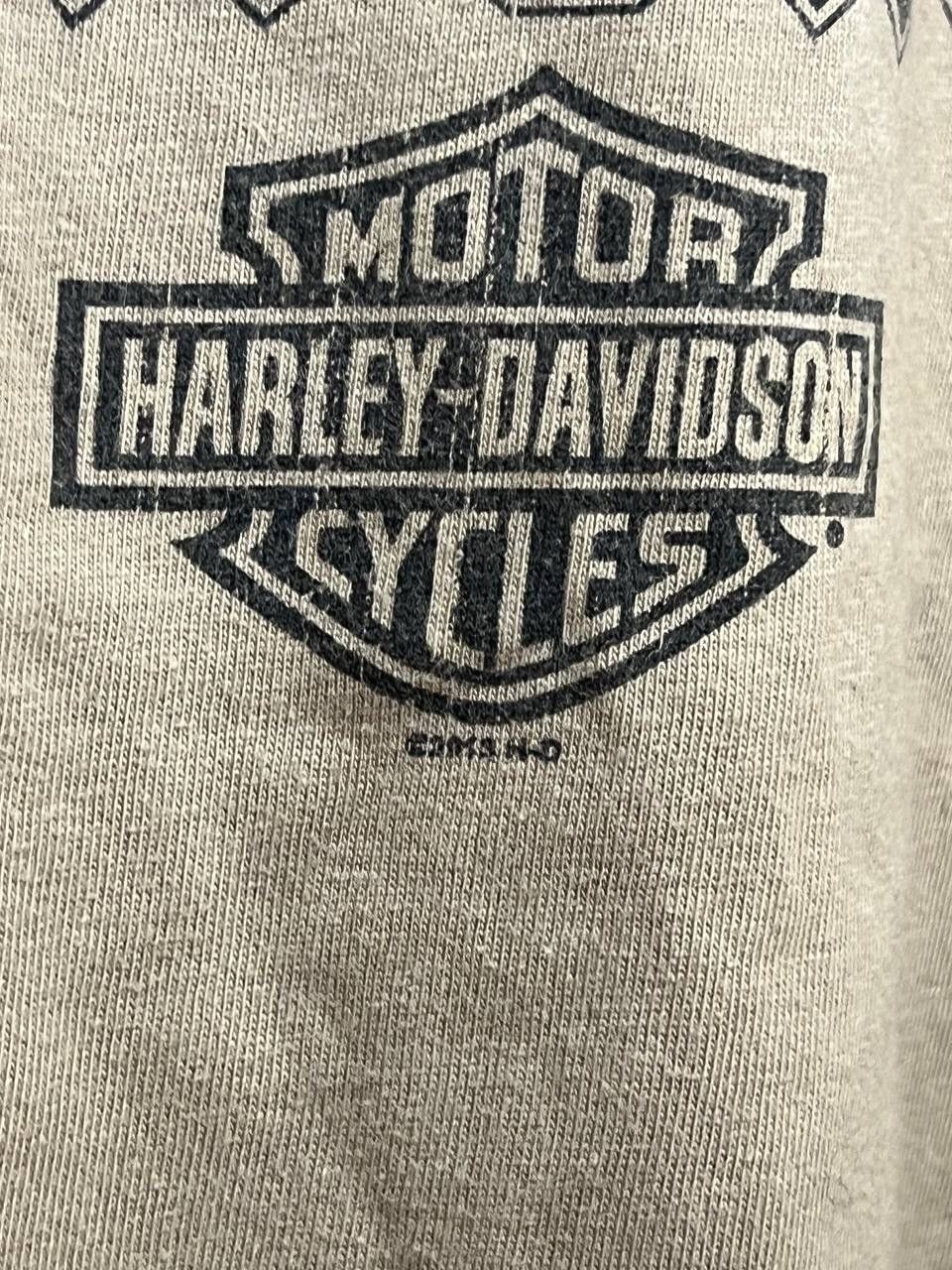 Harley Davidson CRAZY Y2K LIGHTNING CROSS GRUNGE SKATER OPIUM LONGSLEEVE TEE Size US L / EU 52-54 / 3 - 12 Thumbnail