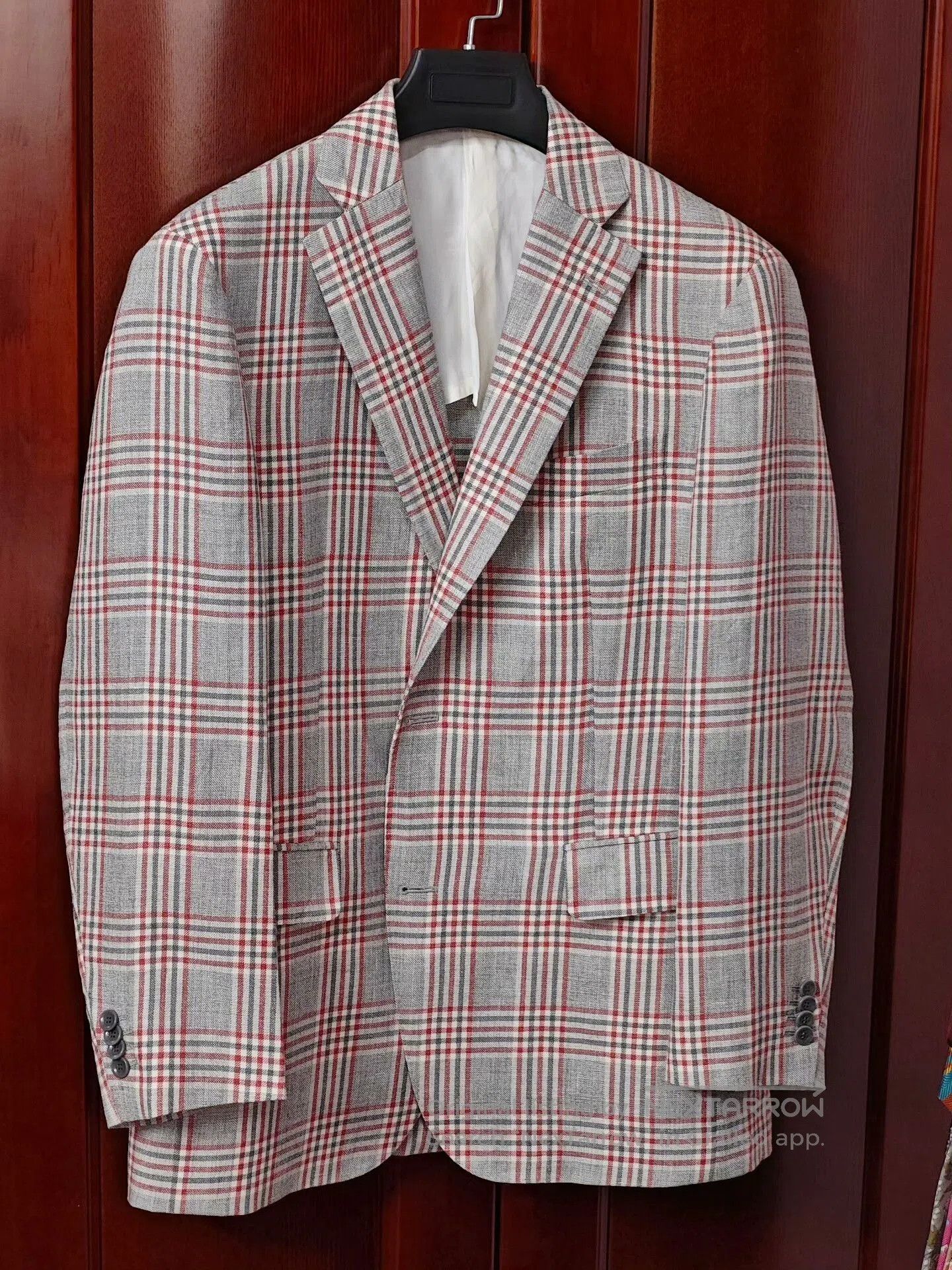 Custom Carlo Barbera Linen Wool Suit.