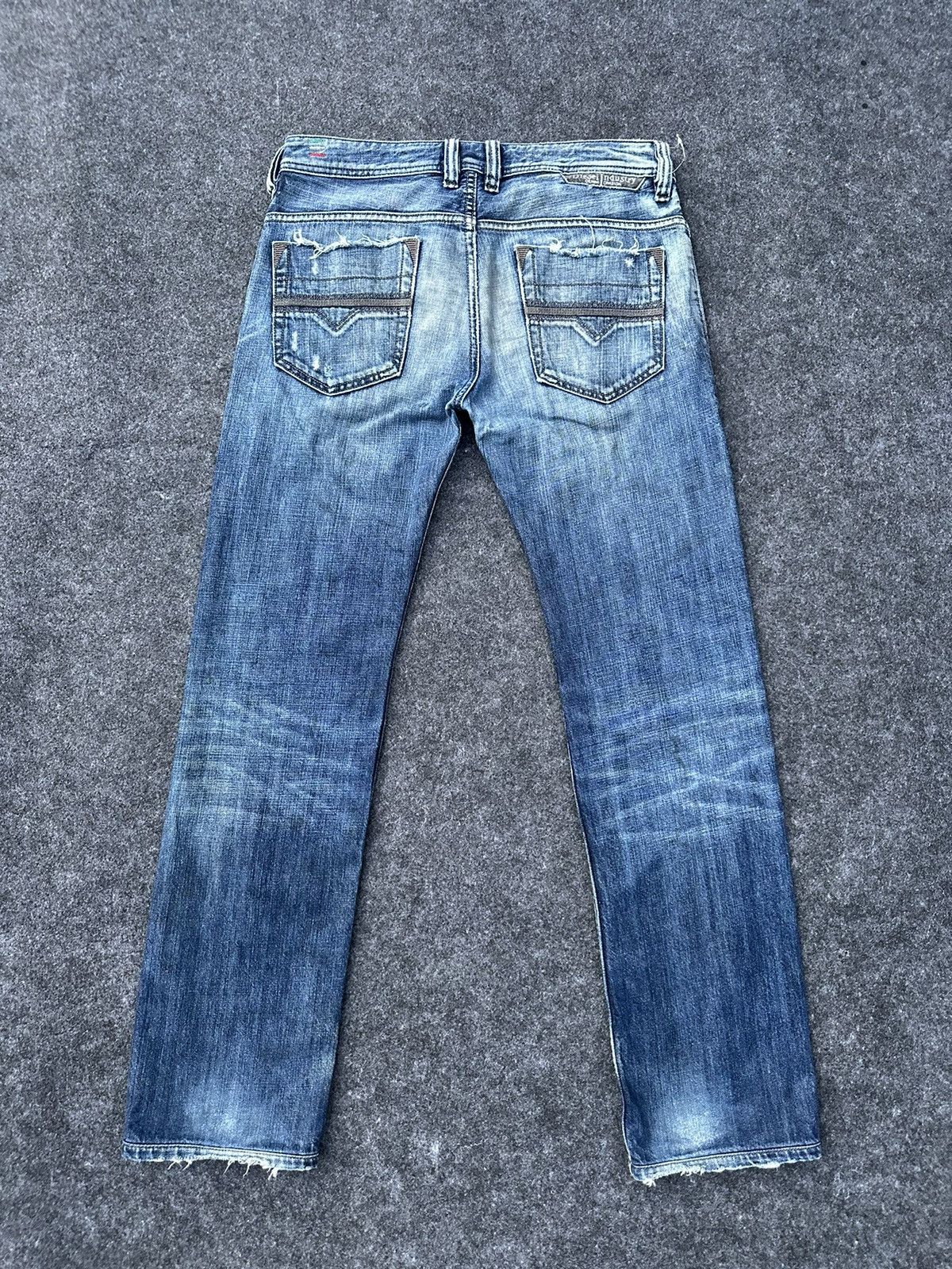 Diesel Vintage Diesel Italy Safado Distressed Denim 29x30 D6 Size US 29 - 3 Thumbnail