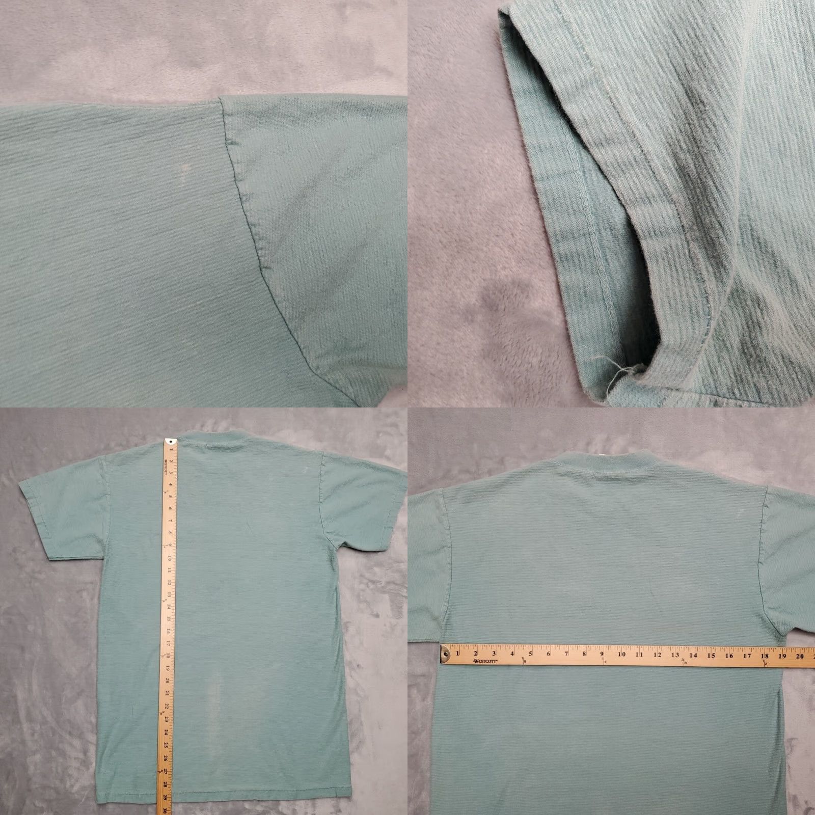 Vintage VINTAGE Fort Benton Montana Shirt Men M Green 90s Y2K 150th Single Stitch Crew Neck Cotton Graphic Print Solid Short Sleeve Size US M / EU 48-50 / 2 - 8 Thumbnail