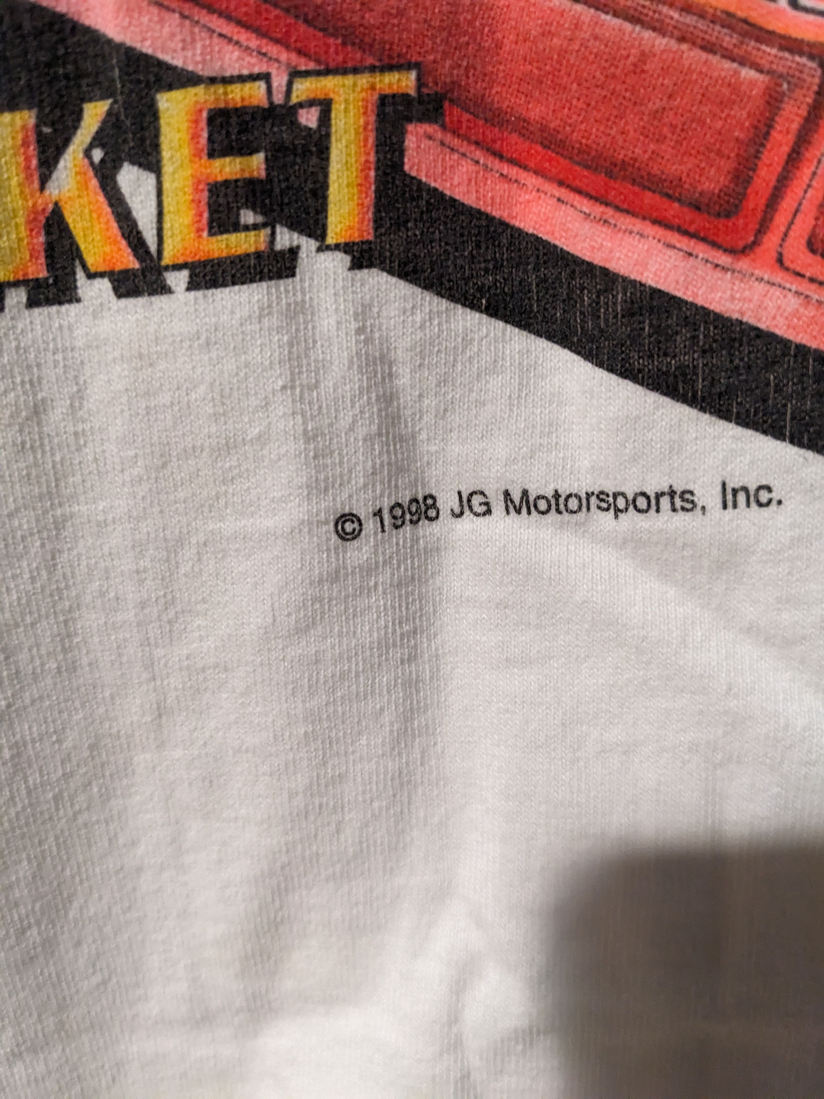 NASCAR × Vintage Vintage 1998 Jeff Gordan Nascar Competitors View T-Shirt Size US XL / EU 56 / 4 - 3 Thumbnail