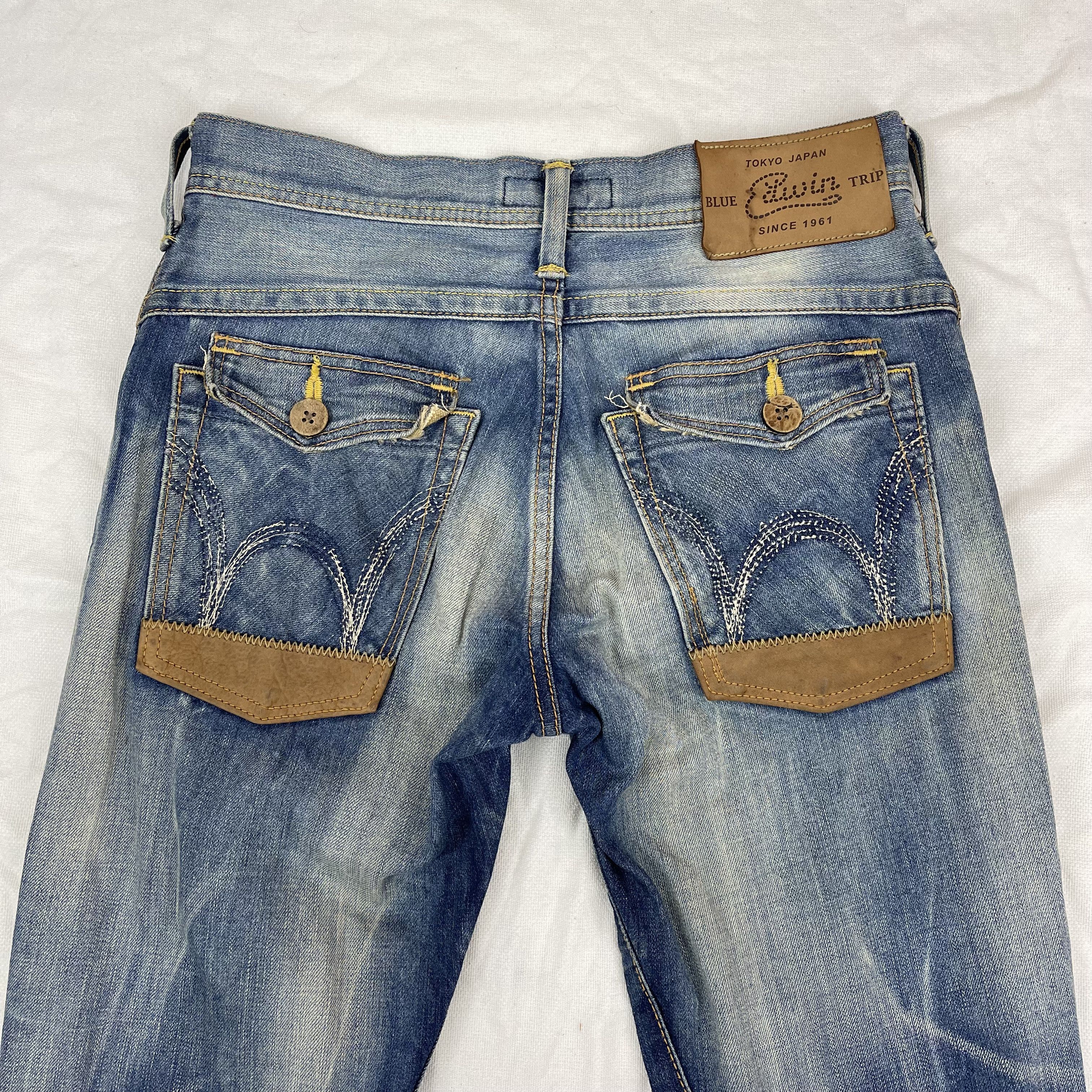 Edwin EDWIN BLUE TRIP Flare Denim Jeans #1288/AS Size US 28 / EU 44 - 13 Thumbnail