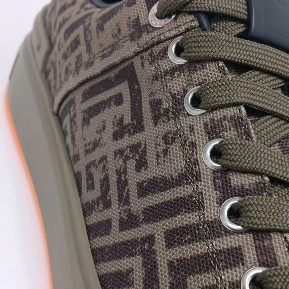 Balmain Balmain Monogram B-Court Low Top Sneakers - EU44/US11 Size US 11 / EU 44 - 9 Thumbnail