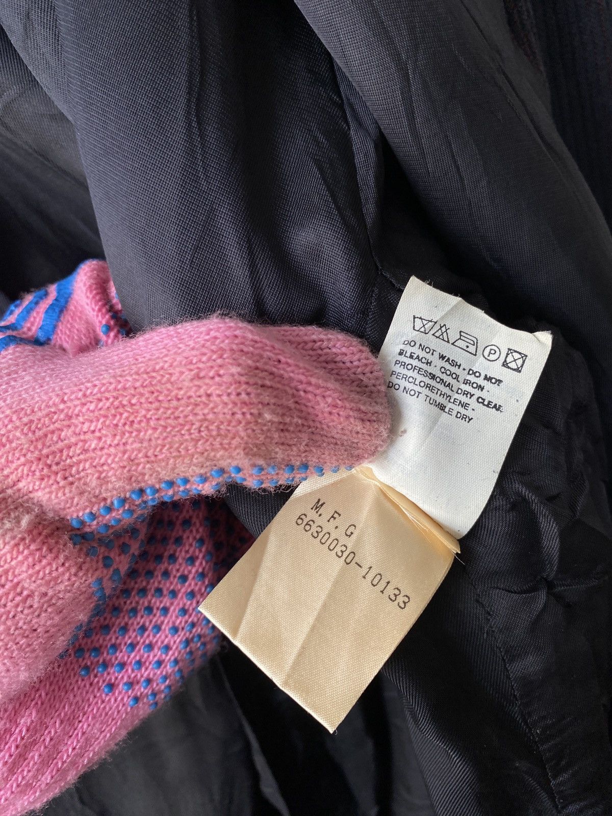 Marithe + Francois Girbaud × Vintage 1990s - Marithe Francois Girbaud Italy Pinstripe Blazer Size 44R - 15 Thumbnail